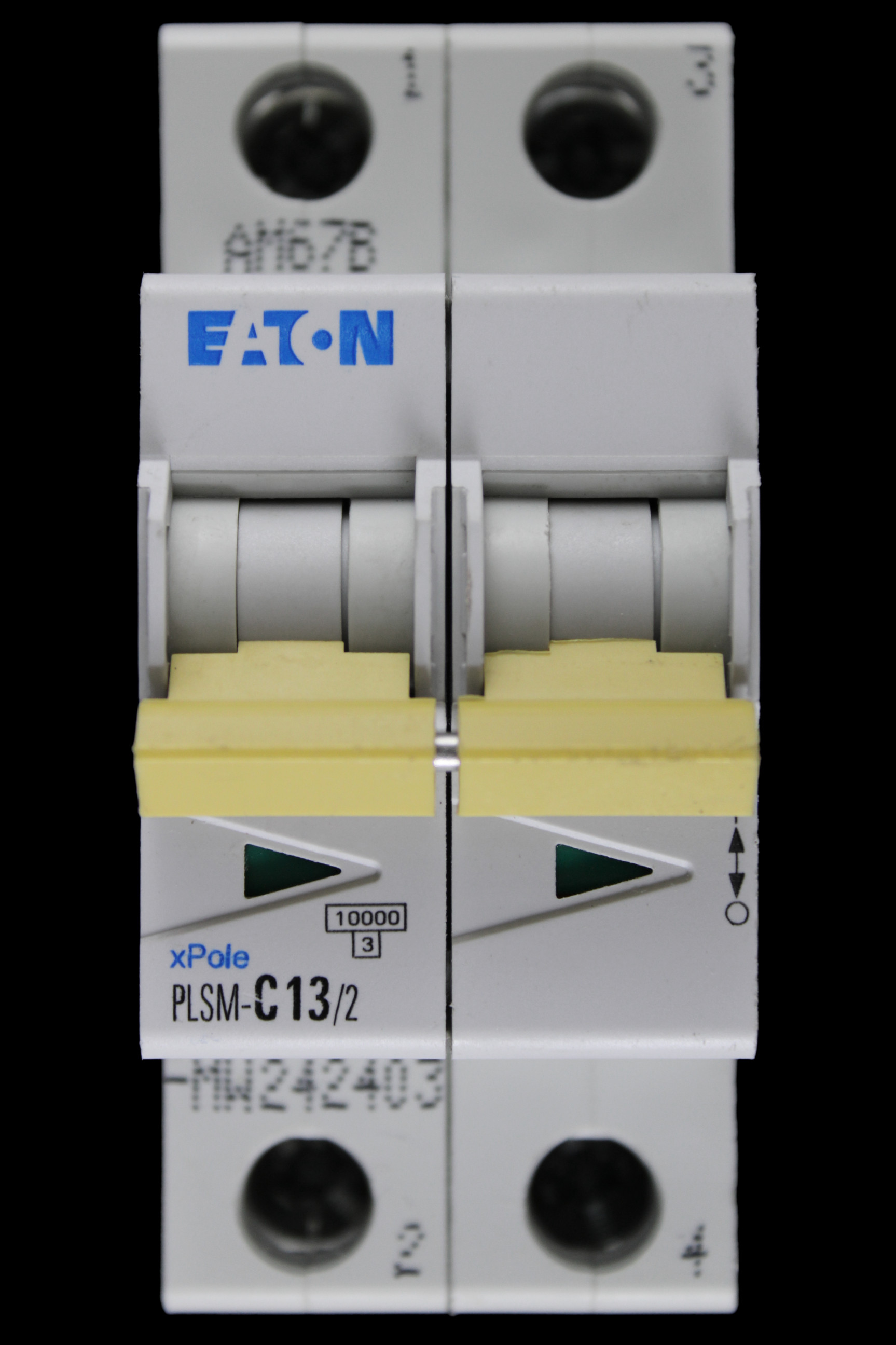 EATON 13 AMP CURVE C 10kA DOUBLE POLE MCB CIRCUIT BREAKER PLSM-C13/2-MW