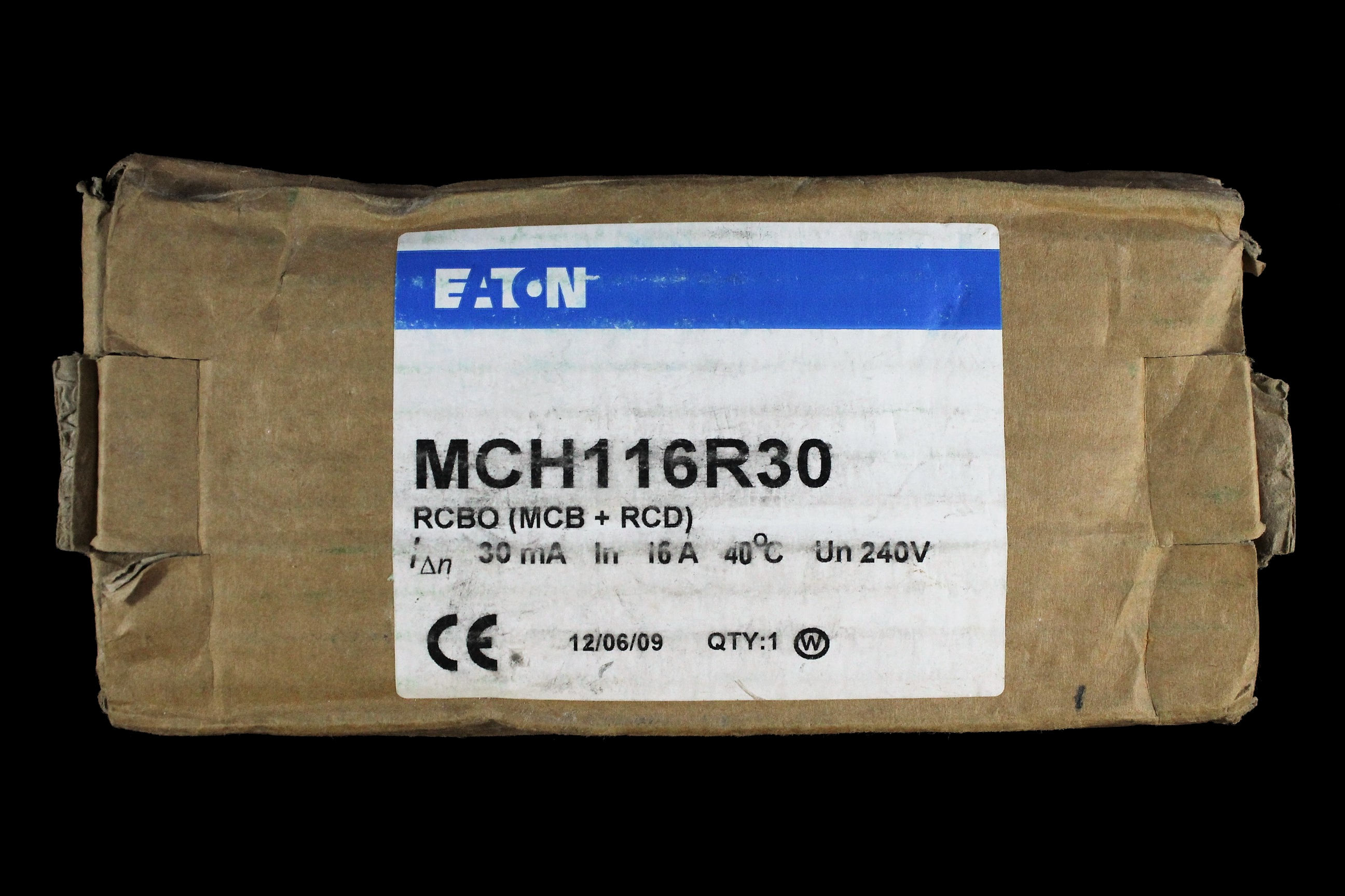 EATON 16 AMP CURVE C 10kA 30mA RCBO TYPE A MCH116R30 POD