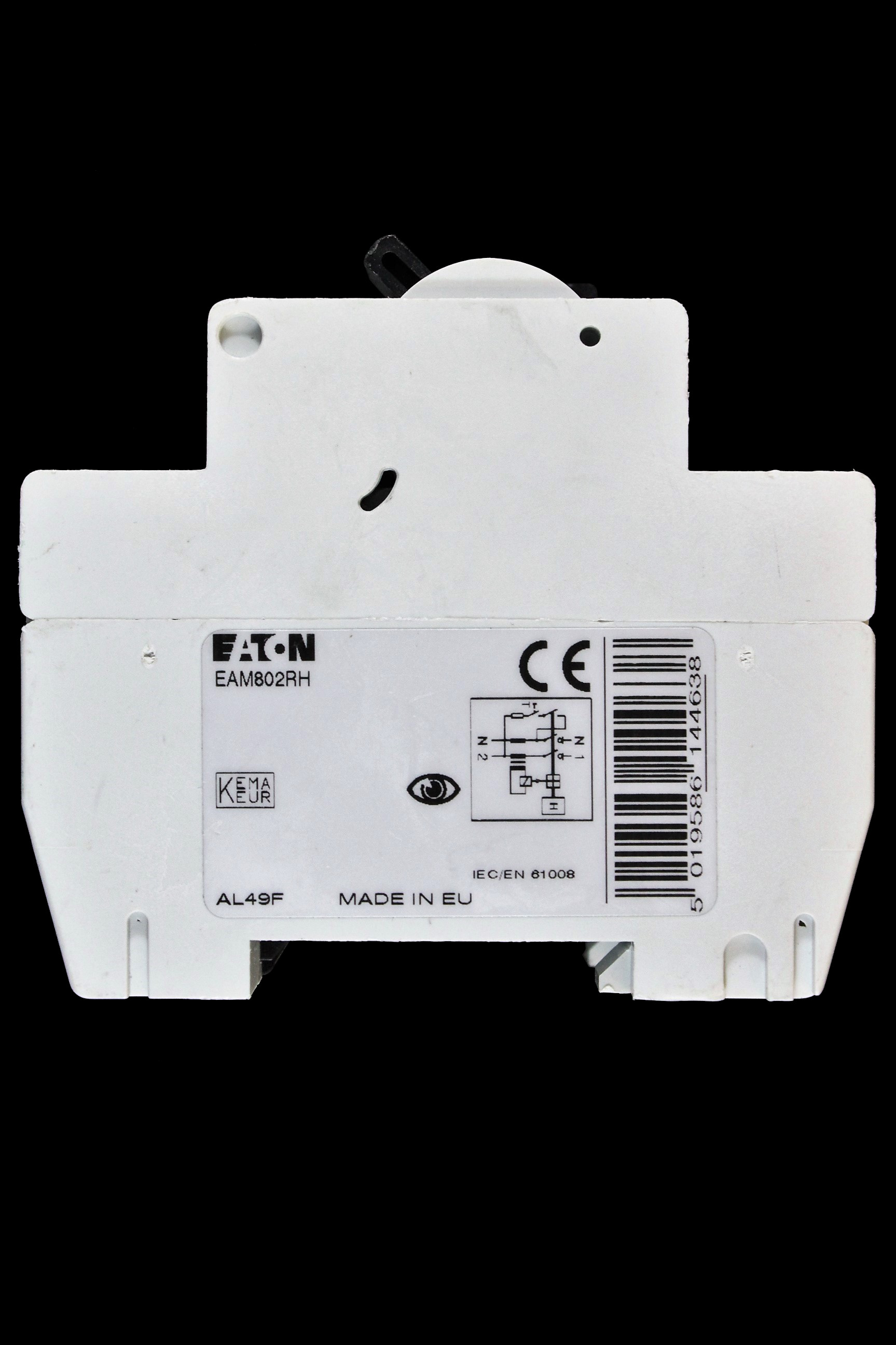 EATON 80 AMP 30mA DOUBLE POLE RCCB RCD TYPE AC EAM802RH