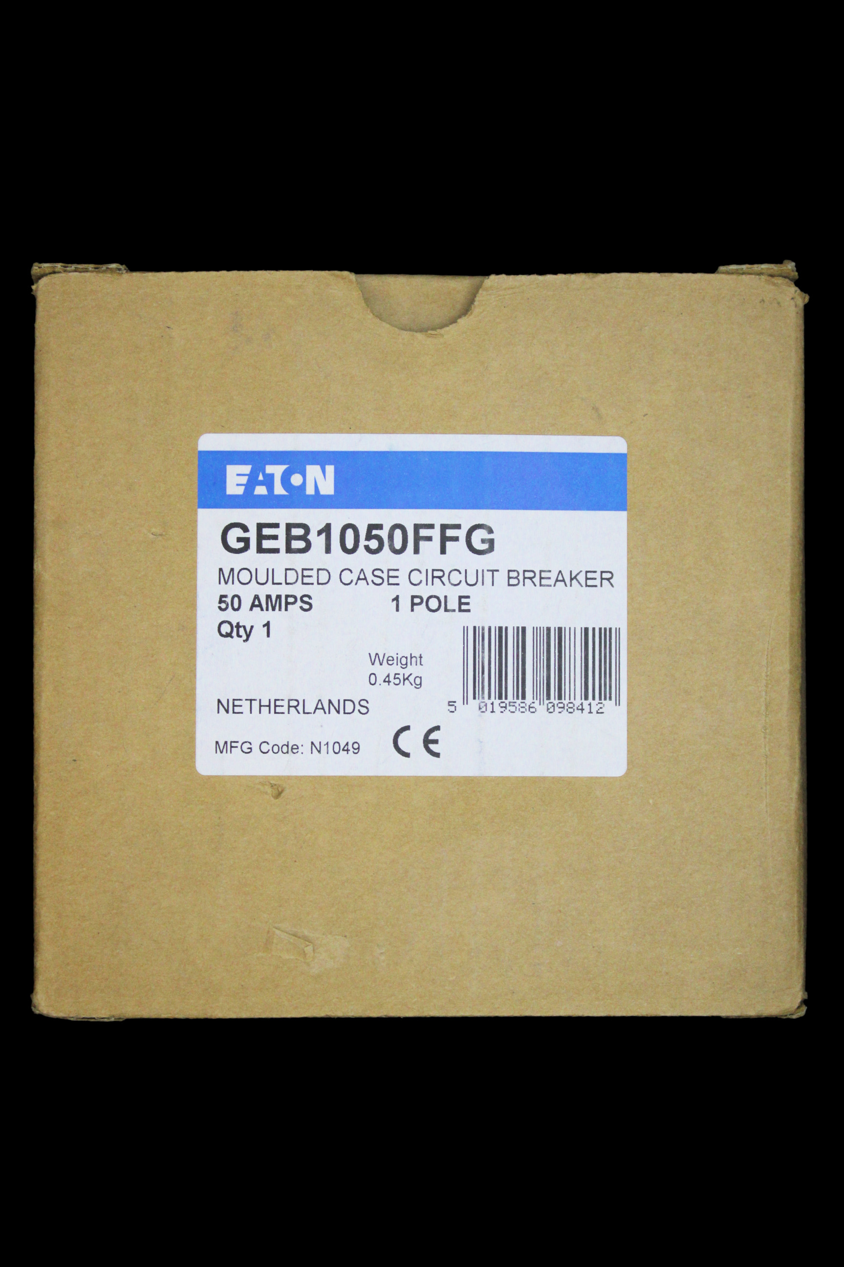 EATON 50 AMP 25kA MCCB GEB1050FFG SERIES G