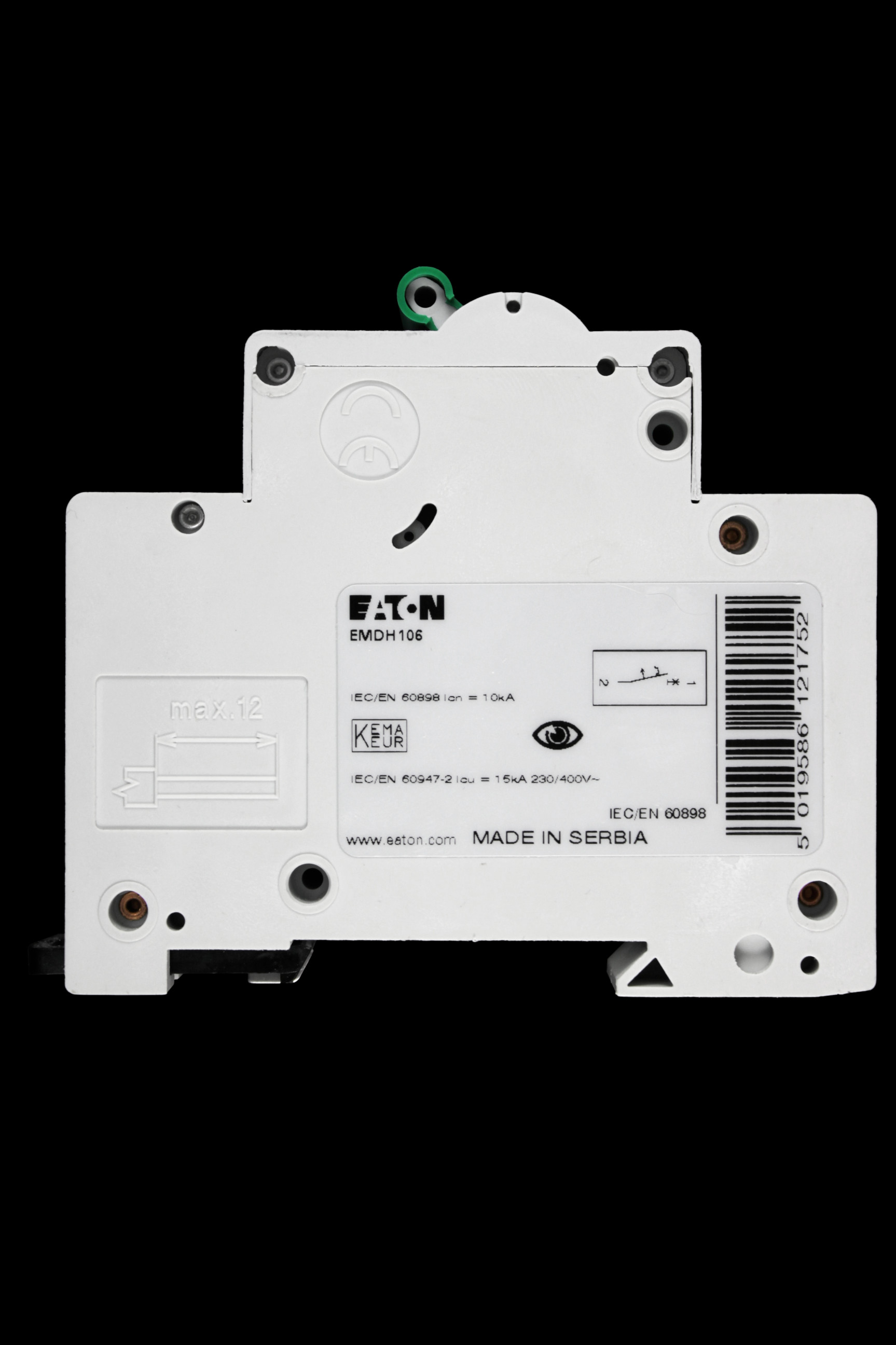 EATON 6 AMP CURVE D 10kA MCB CIRCUIT BREAKER EMDH106