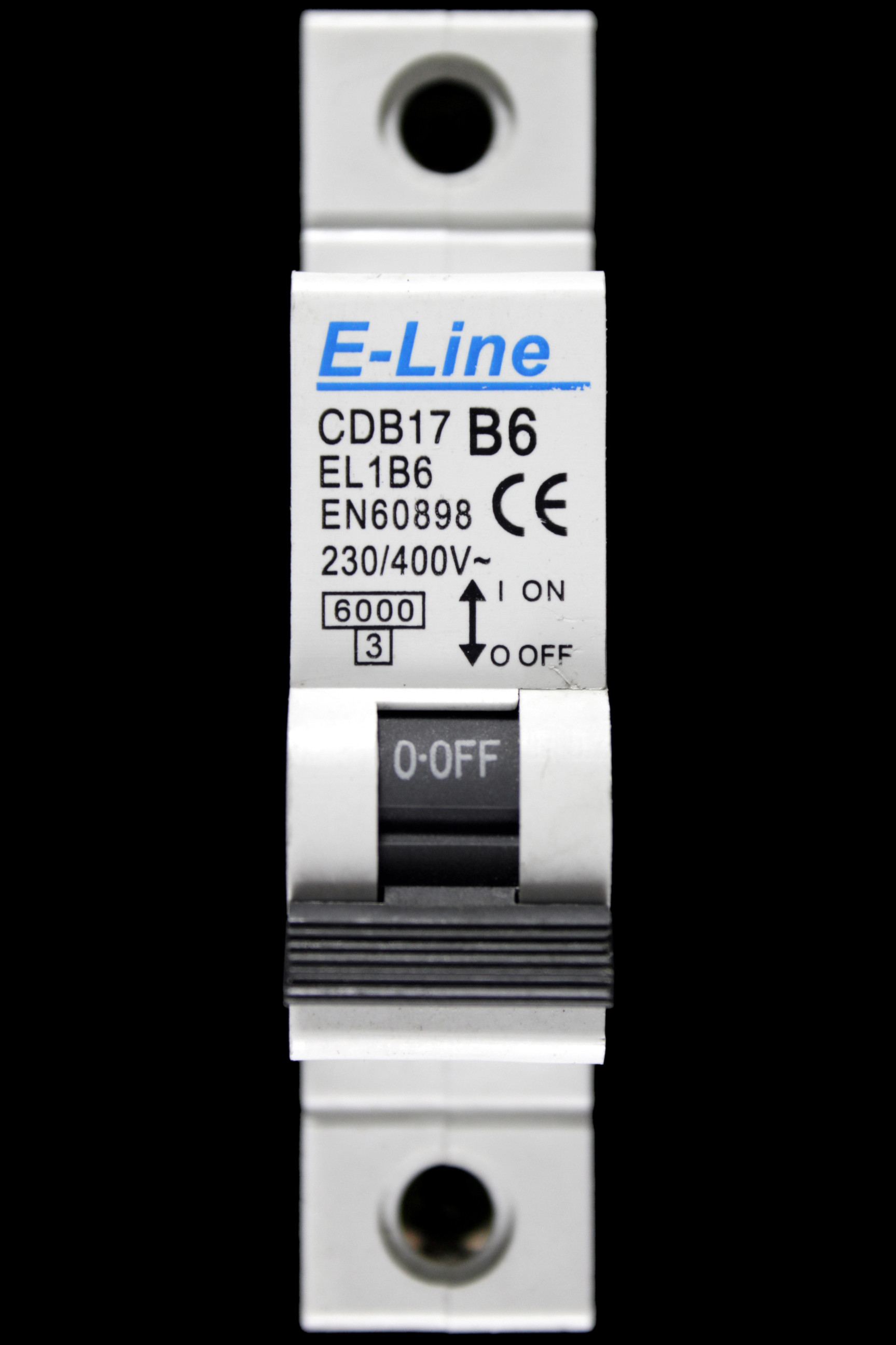 E-LINE 6 AMP CURVE B 6kA MCB CIRCUIT BREAKER EL1B6 CDB17
