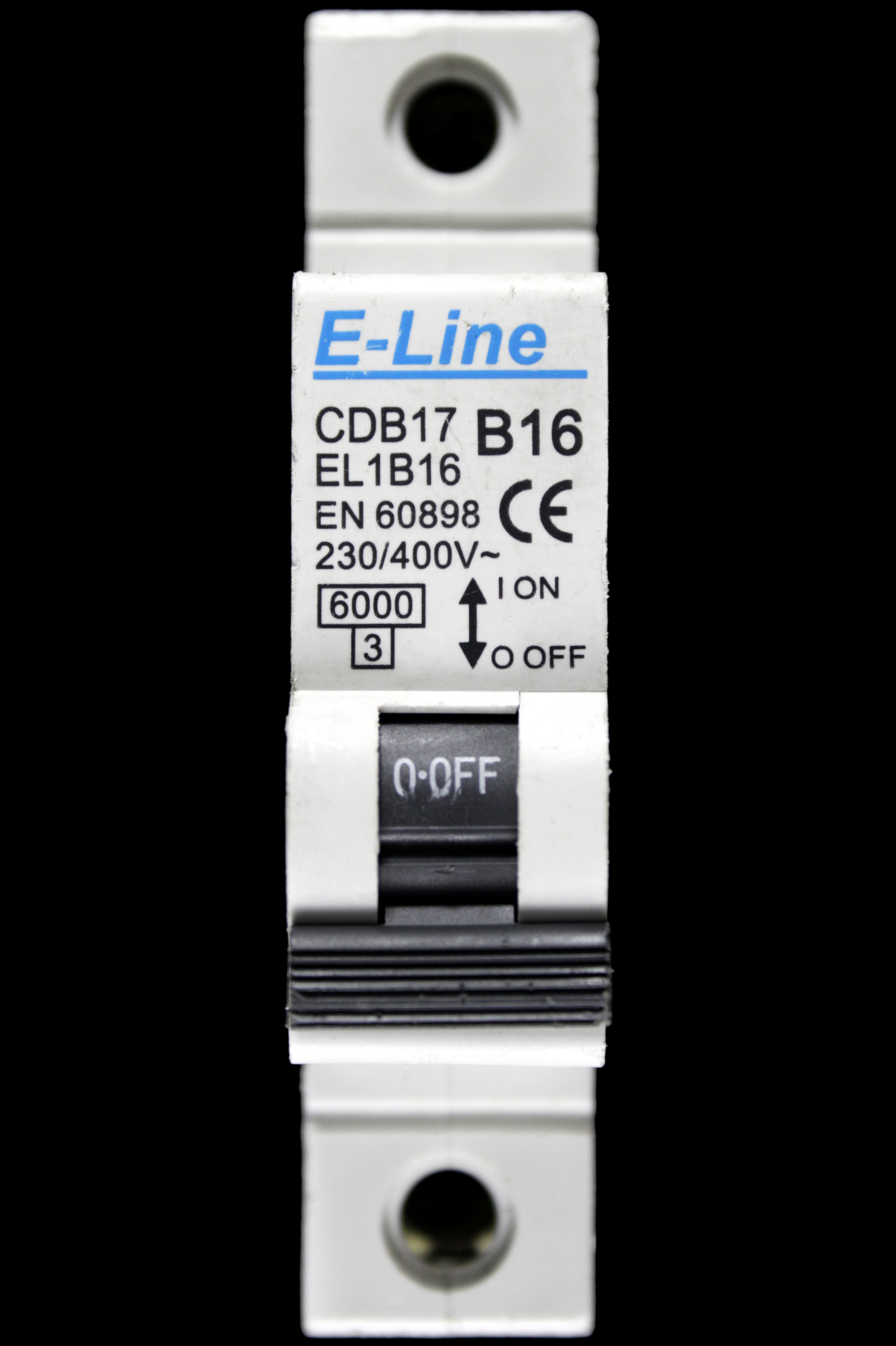E-LINE 16 AMP CURVE B 6kA MCB CIRCUIT BREAKER CDB17 EL1B16