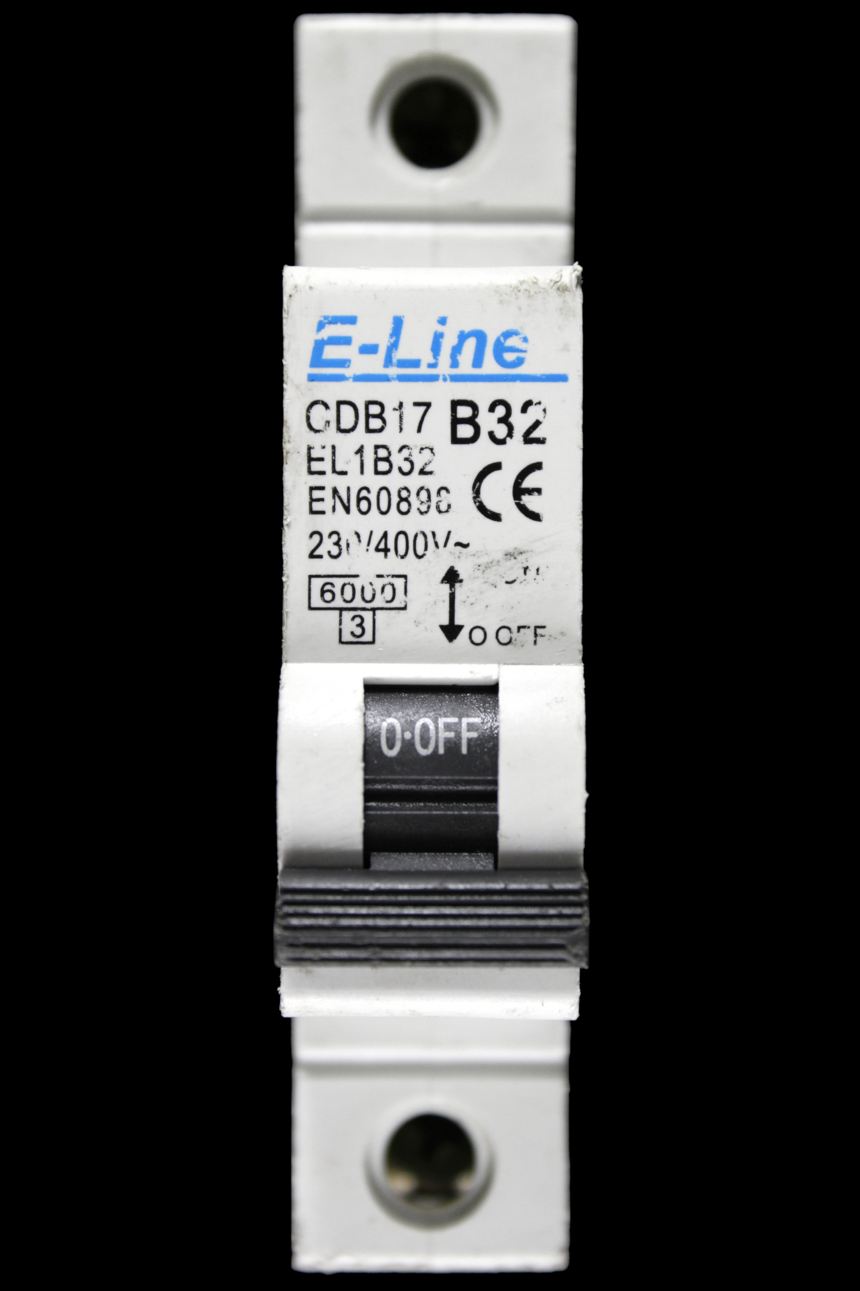 E-LINE 32 AMP CURVE B 6kA MCB CIRCUIT BREAKER CDB17 EL1B32