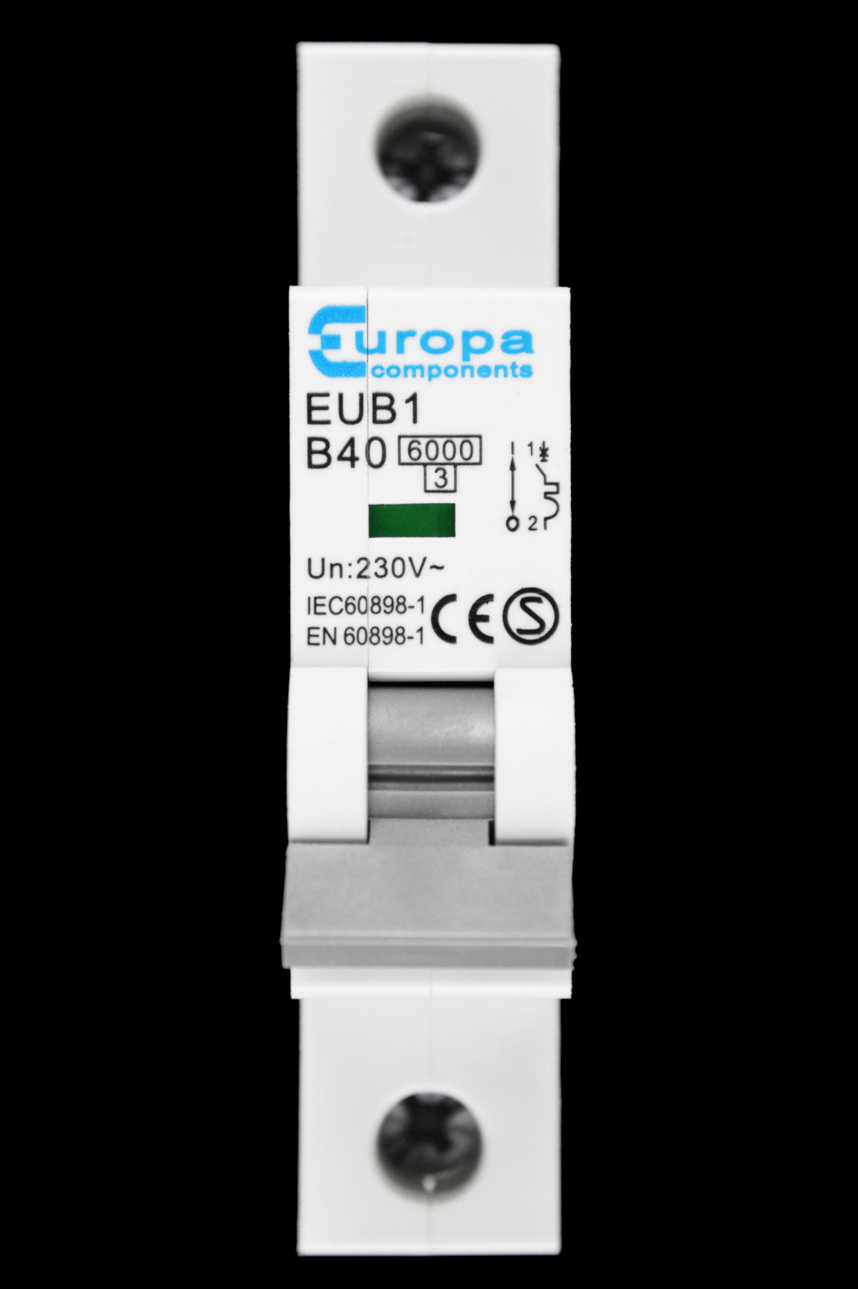 EUROPA B 40 MCB 6kA CIRCUIT BREAKER EUB1 S1