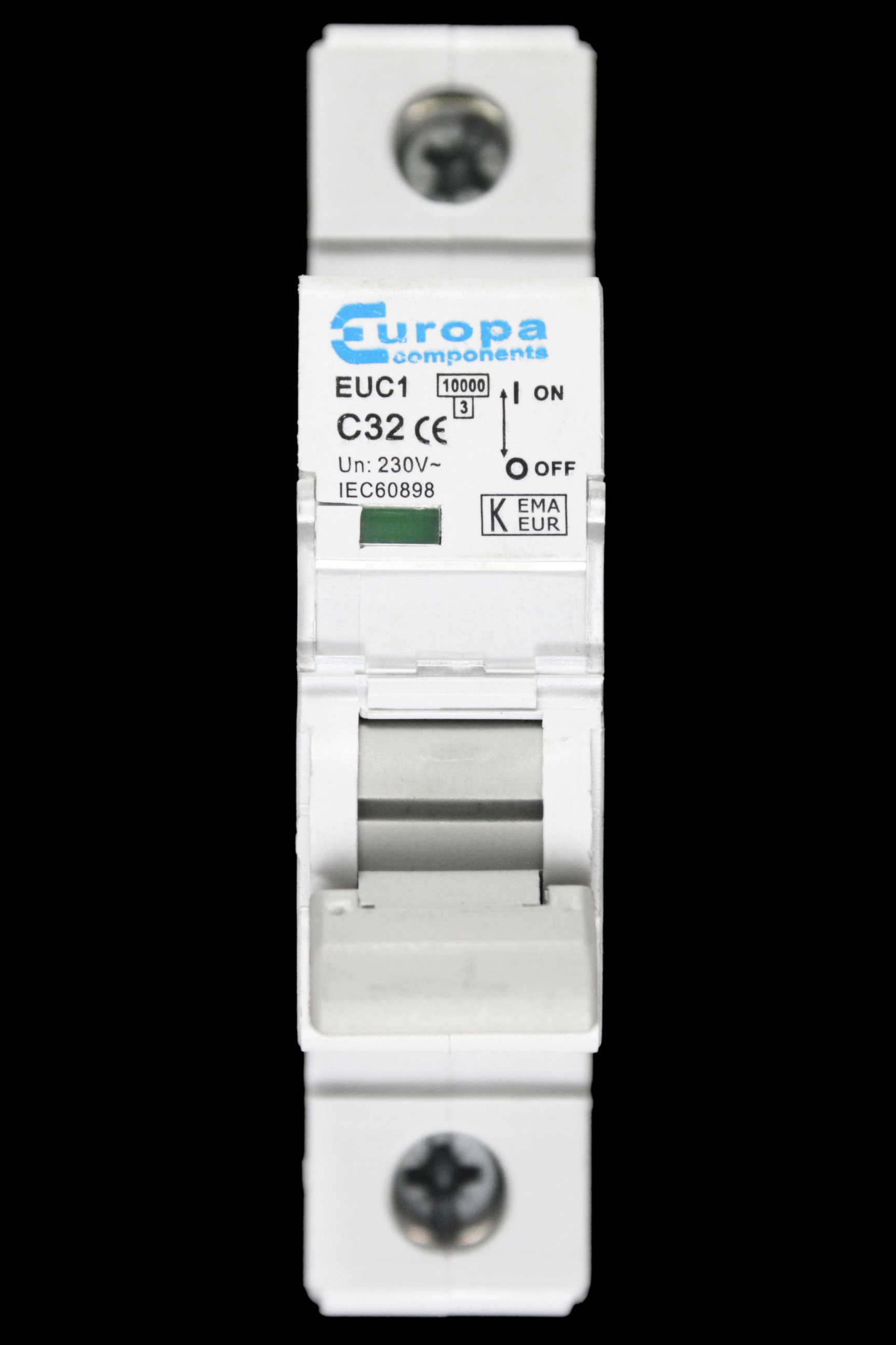 EUROPA 32 AMP CURVE C 10kA MCB CIRCUIT BREAKER EUC1