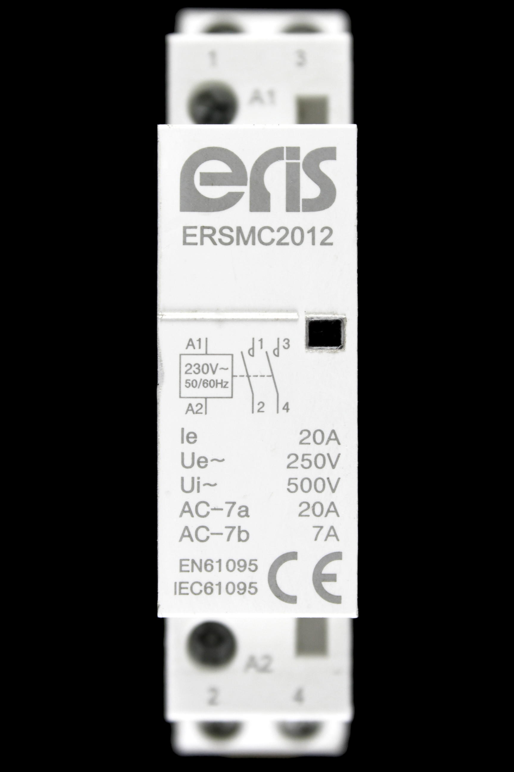ERIS 20 AMP DOUBLE POLE NO CONTACTOR 230V COIL ERSMC2012