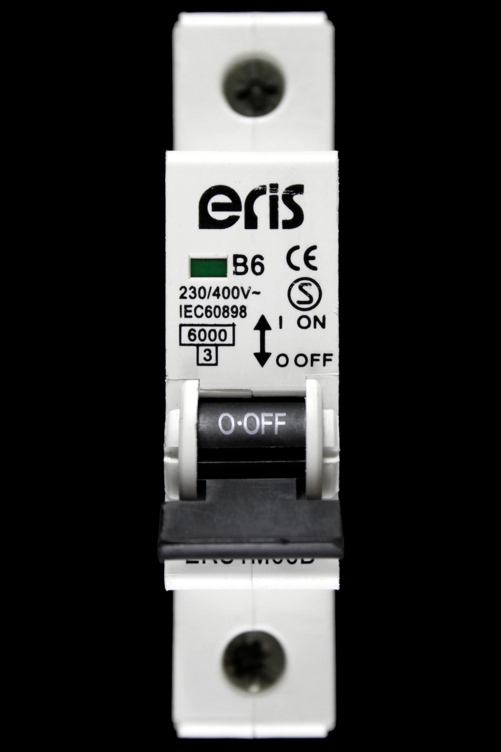 ERIS 6 AMP CURVE B 6kA MCB CIRCUIT BREAKER ERS1M66B