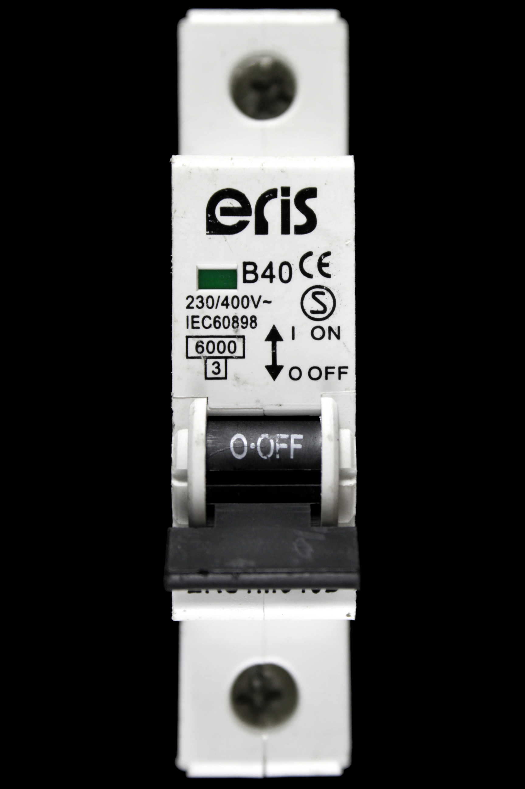 ERIS 40 AMP CURVE B 6kA MCB CIRCUIT BREAKER ERS1M640B