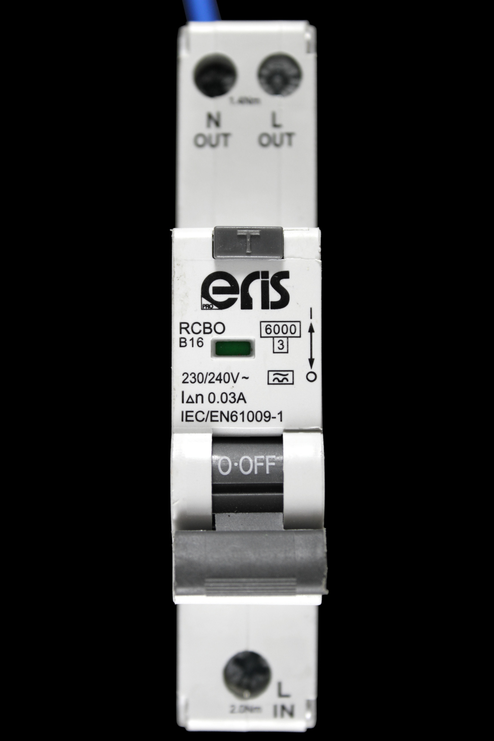 ERIS B 16 RCBO 6kA 30mA TYPE A EP1P-RCBO-B16