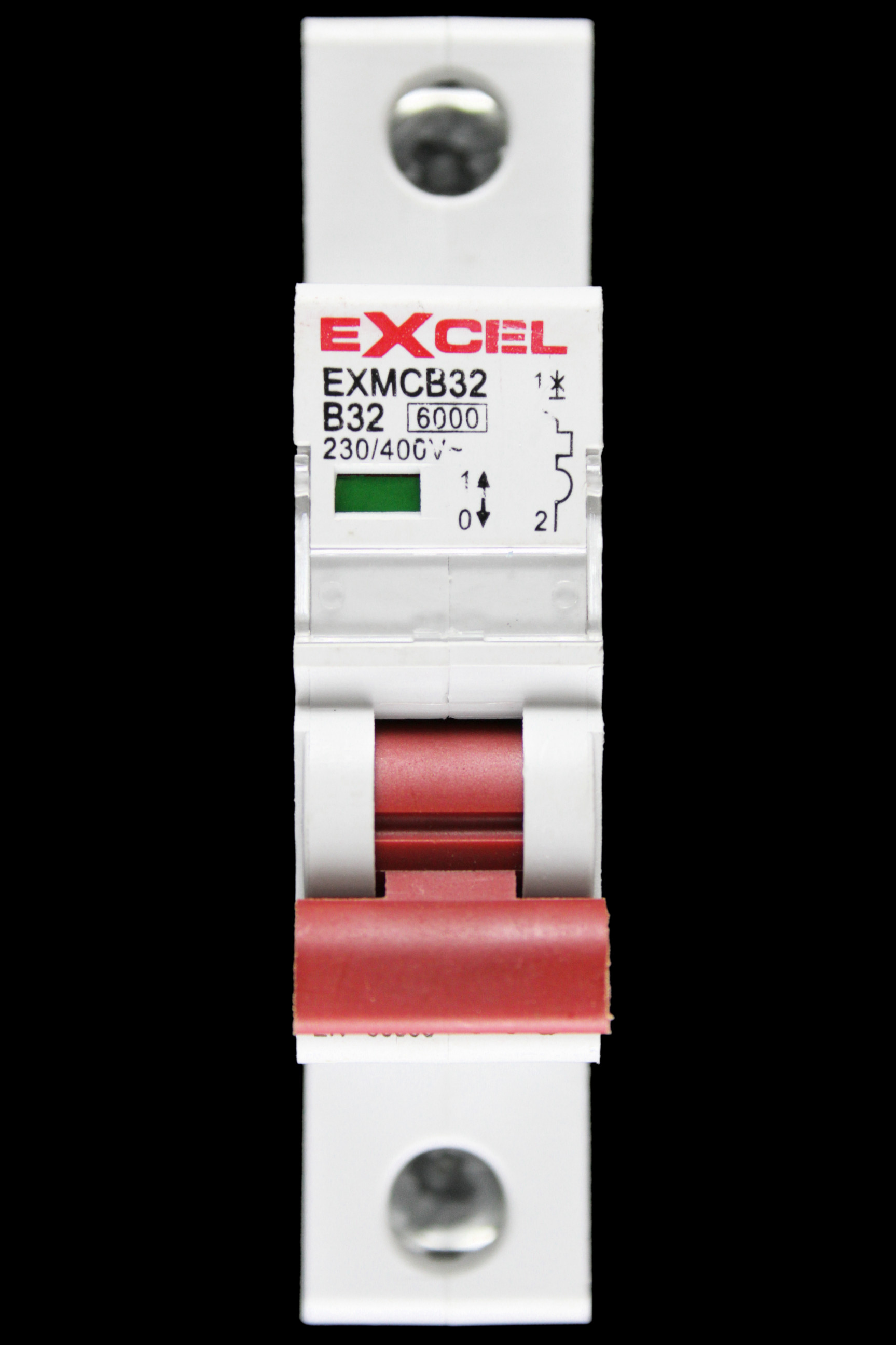 EXCEL 32 AMP CURVE B 6kA MCB CIRCUIT BREAKER EXMCB32