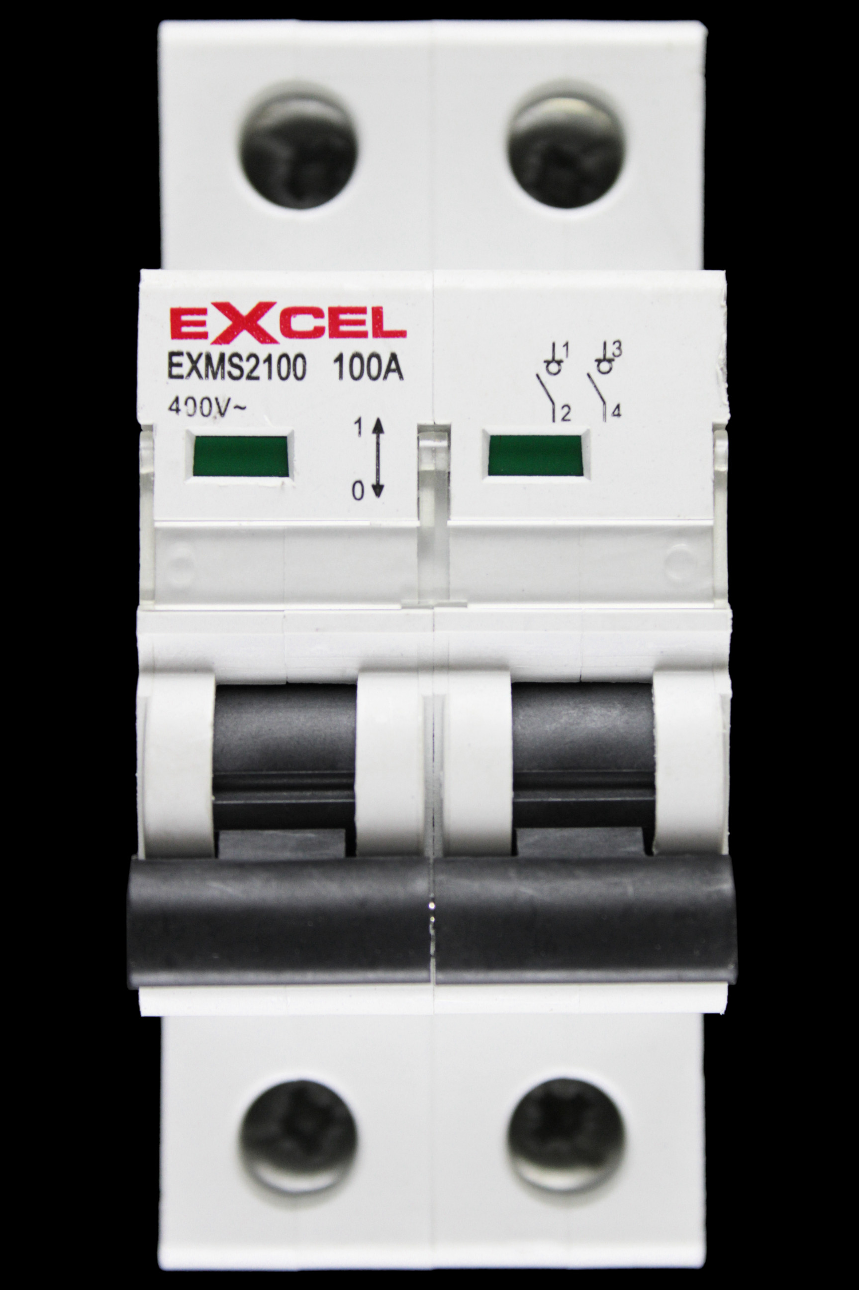 EXCEL 100 AMP DOUBLE POLE MAIN SWITCH DISCONNECTOR EXMS2100