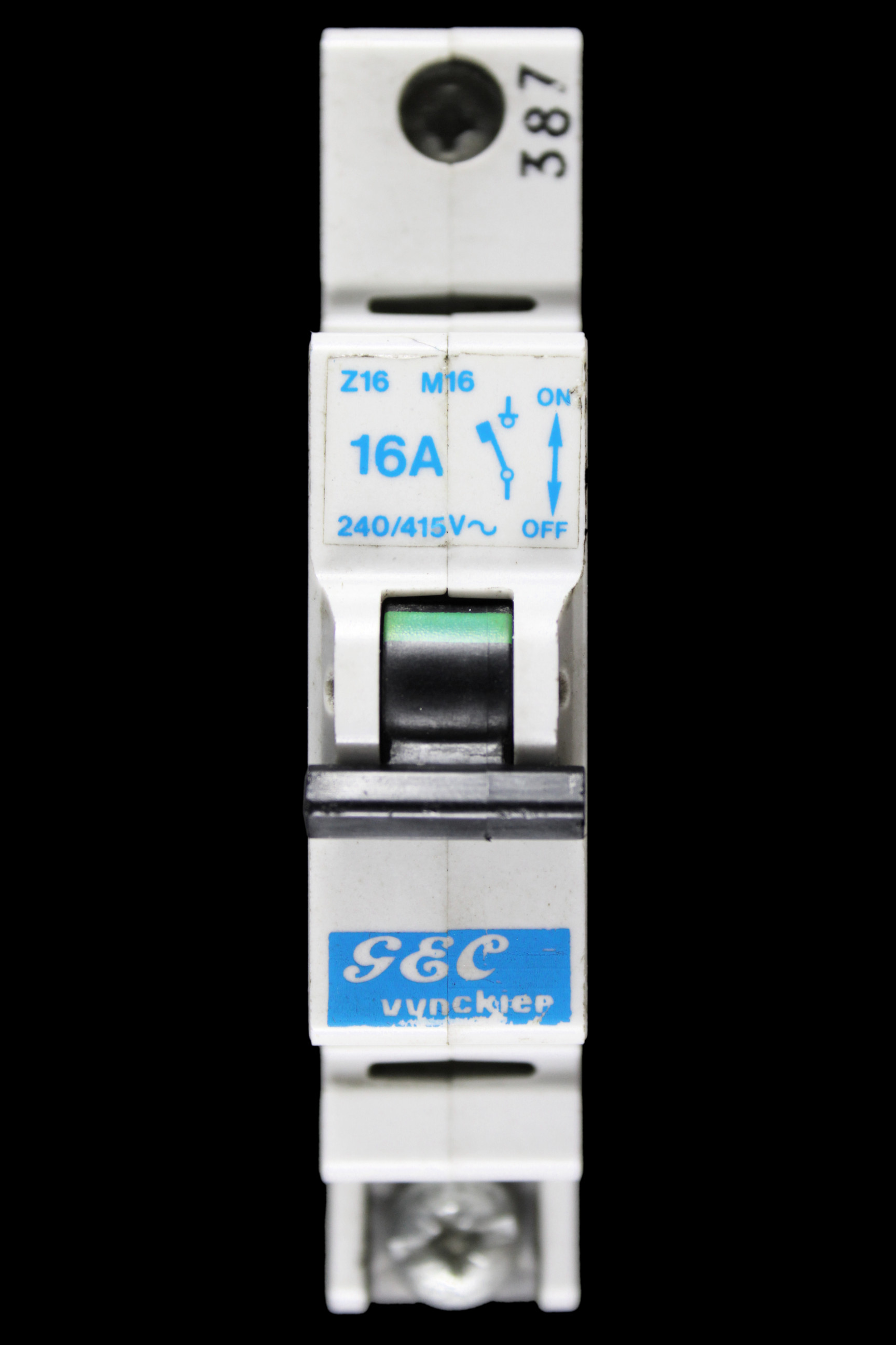GEC VYNCKIER 16 AMP TYPE 3 M16 MCB CIRCUIT BREAKER Z16