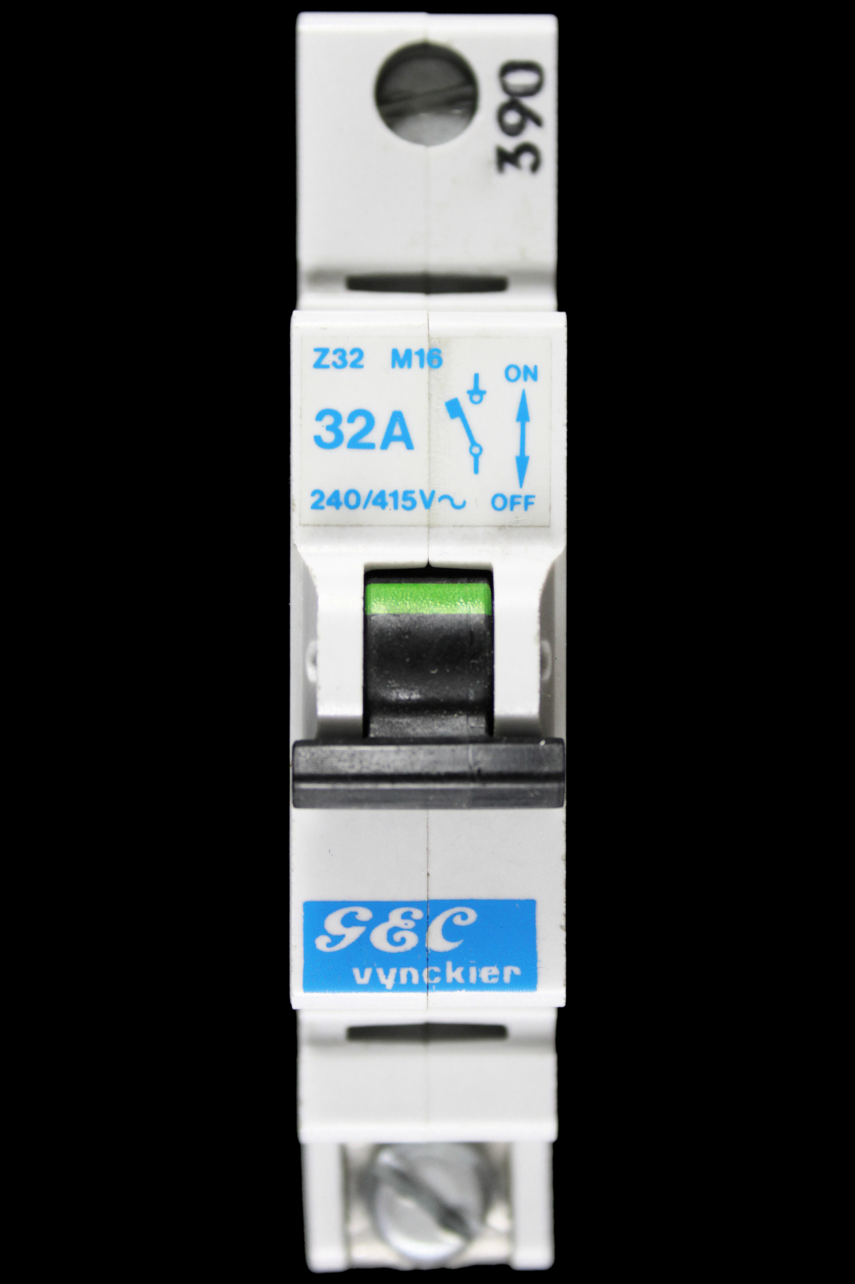 GEC VYNCKIER 32 AMP TYPE 3 M16 MCB CIRCUIT BREAKER Z32
