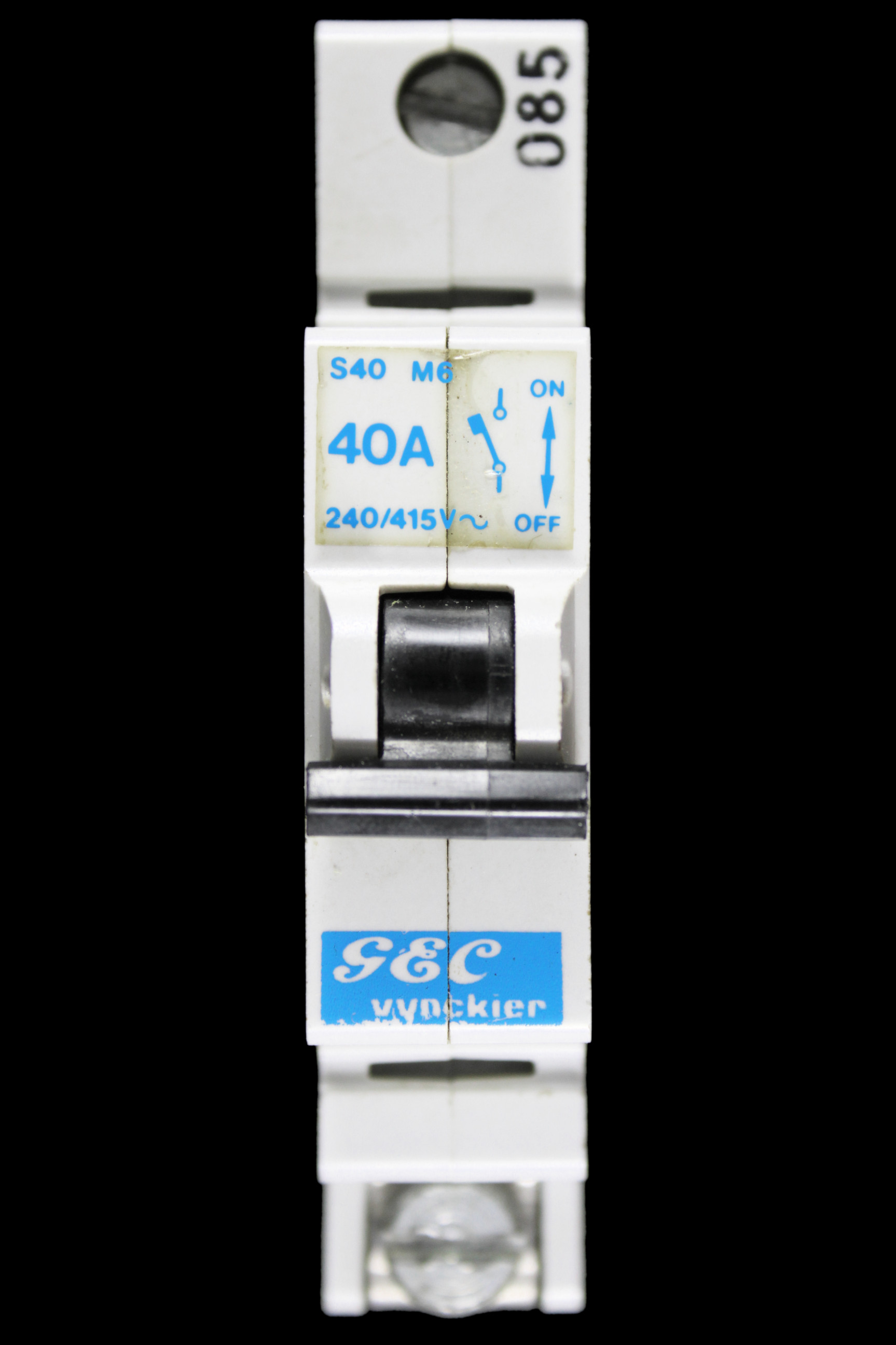 GEC VYNCKIER 40 AMP TYPE 3 M6 MCB CIRCUIT BREAKER S40
