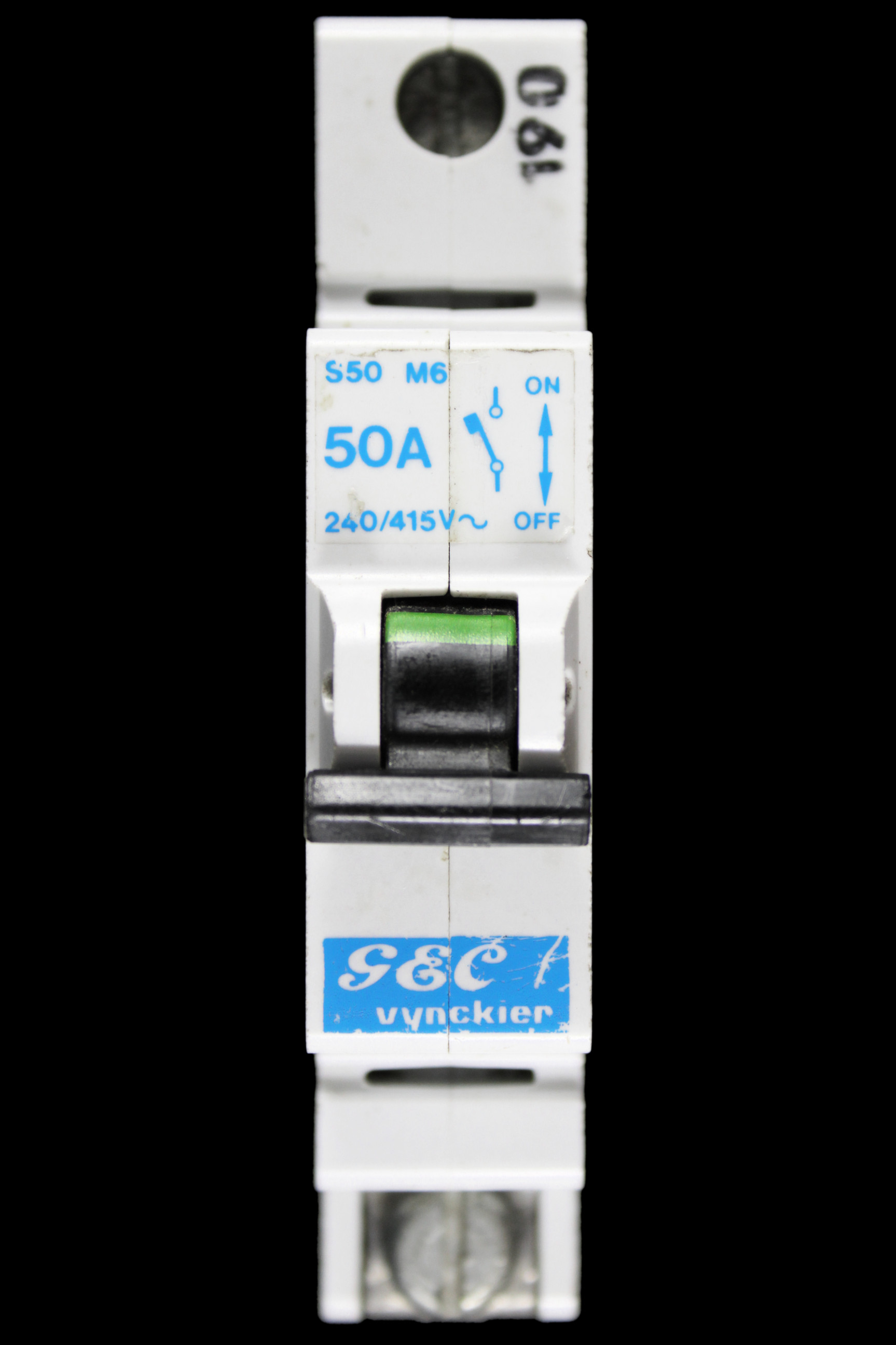 GEC VYNCKIER 50 AMP TYPE 2 M6 MCB CIRCUIT BREAKER S50