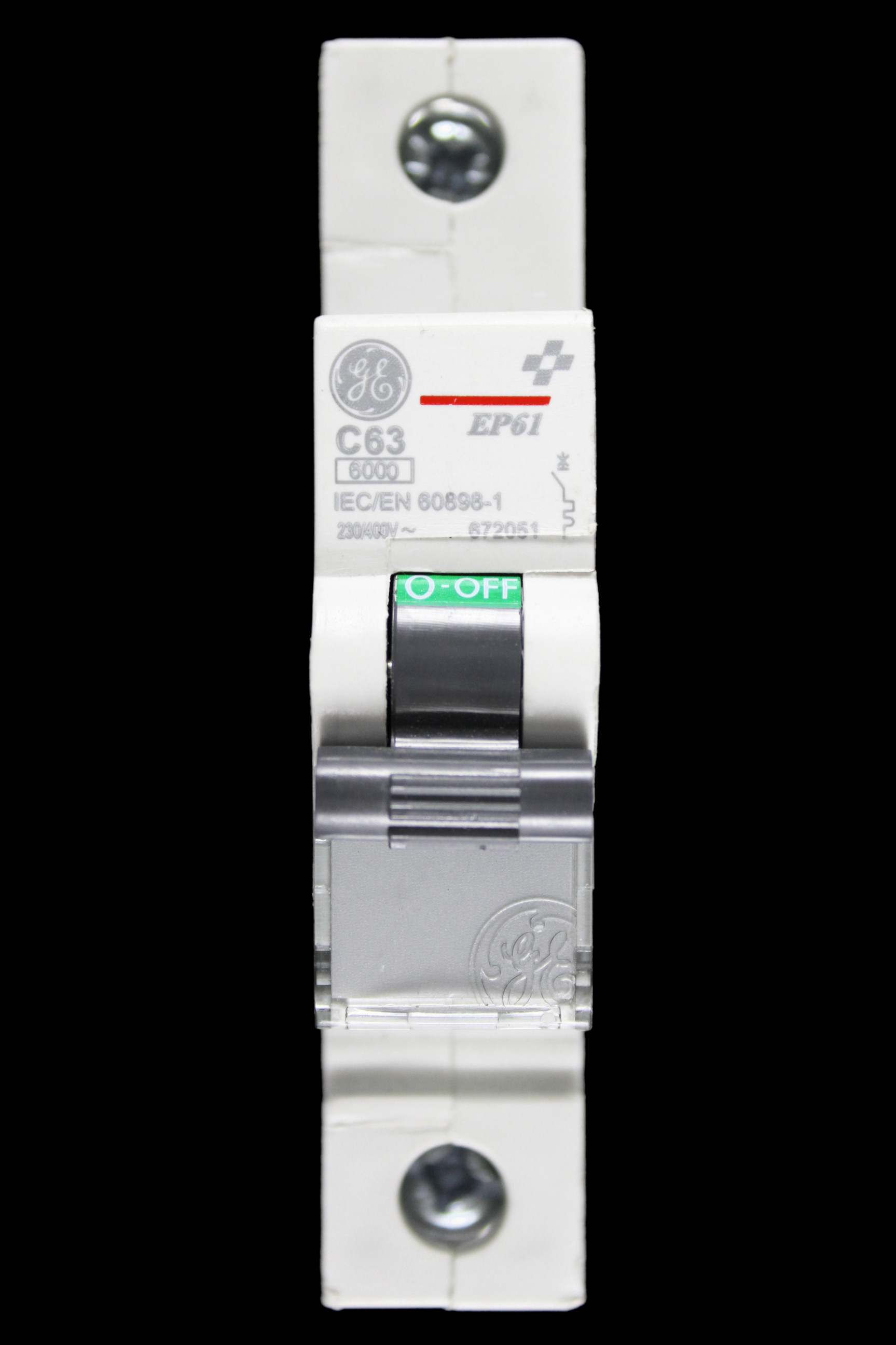GENERAL ELECTRIC 63 AMP CURVE C 6kA MCB CIRCUIT BREAKER EP61 672051