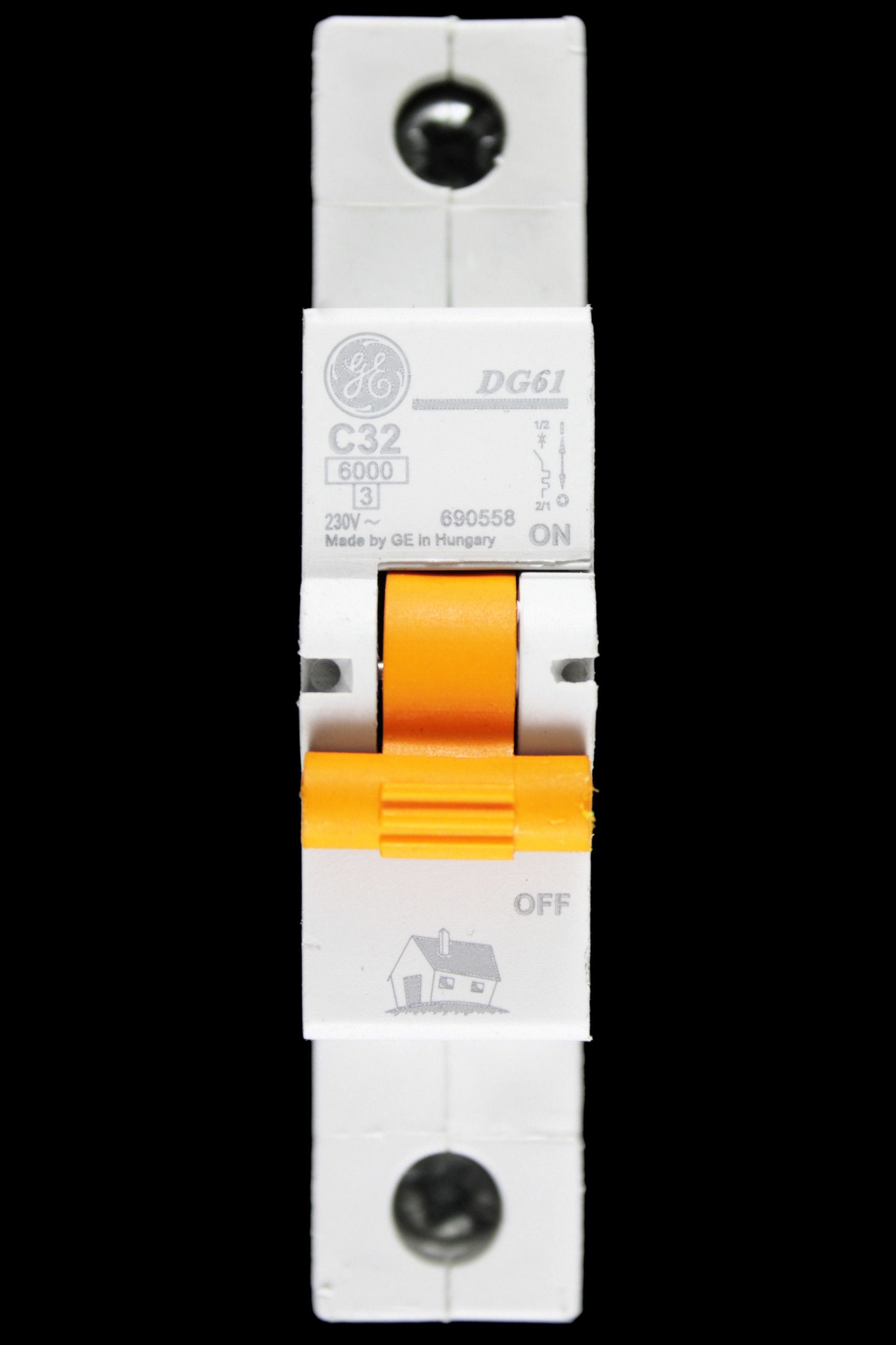 GENERAL ELECTRIC 32 AMP CURVE C 6kA MCB CIRCUIT BREAKER DG61 690558