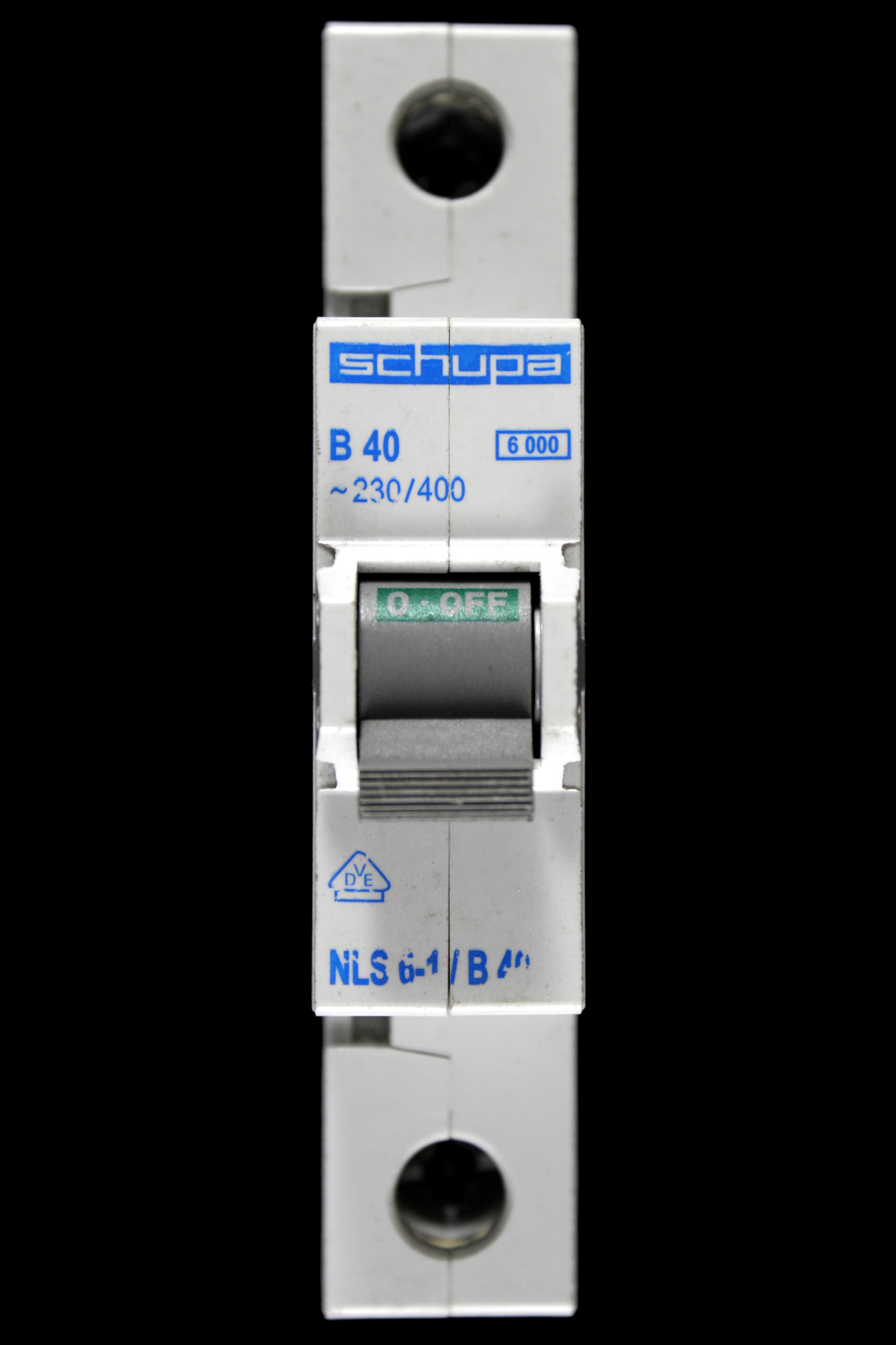 SCHUPA B 40 MCB 6kA CIRCUIT BREAKER NLS6-1/B40