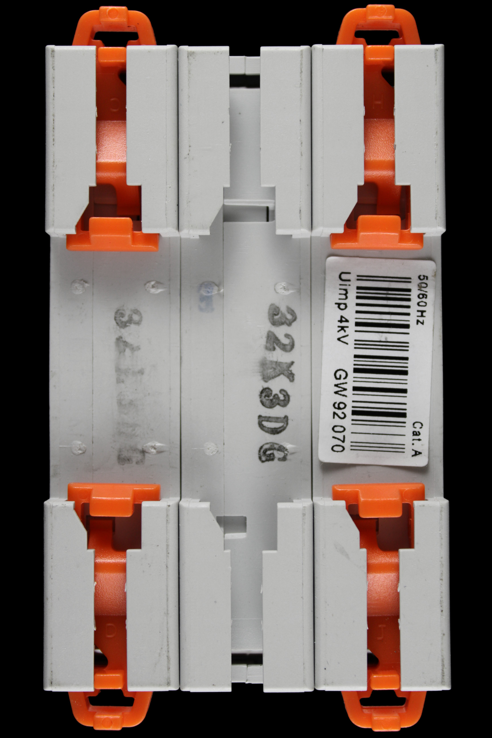 GEWISS 32 AMP CURVE C 6kA TRIPLE POLE MCB CIRCUIT BREAKER GW92070 MT60