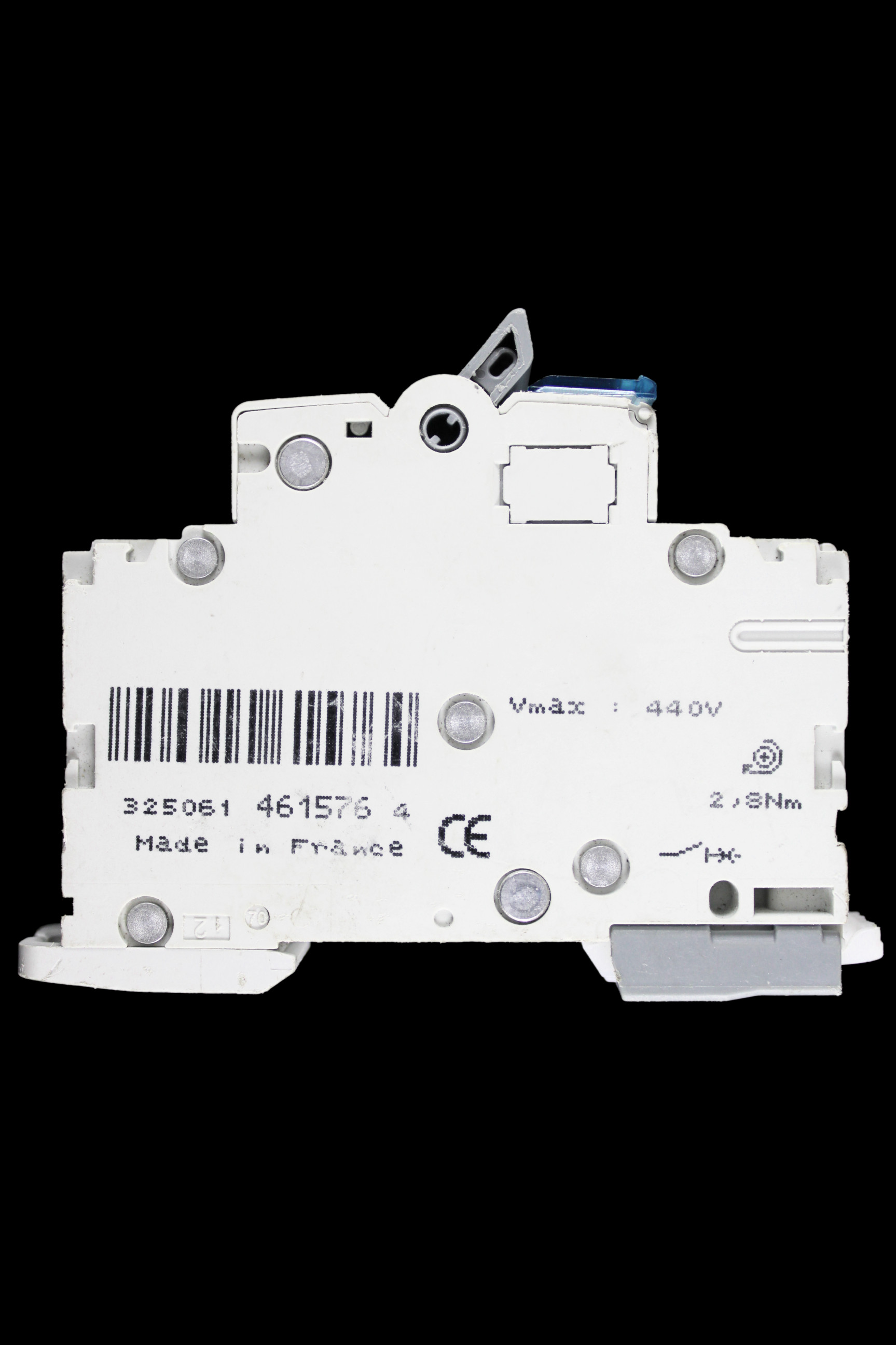 HAGER 2 AMP CURVE C 10kA TRIPLE POLE MCB CIRCUIT BREAKER NCN302A 461576