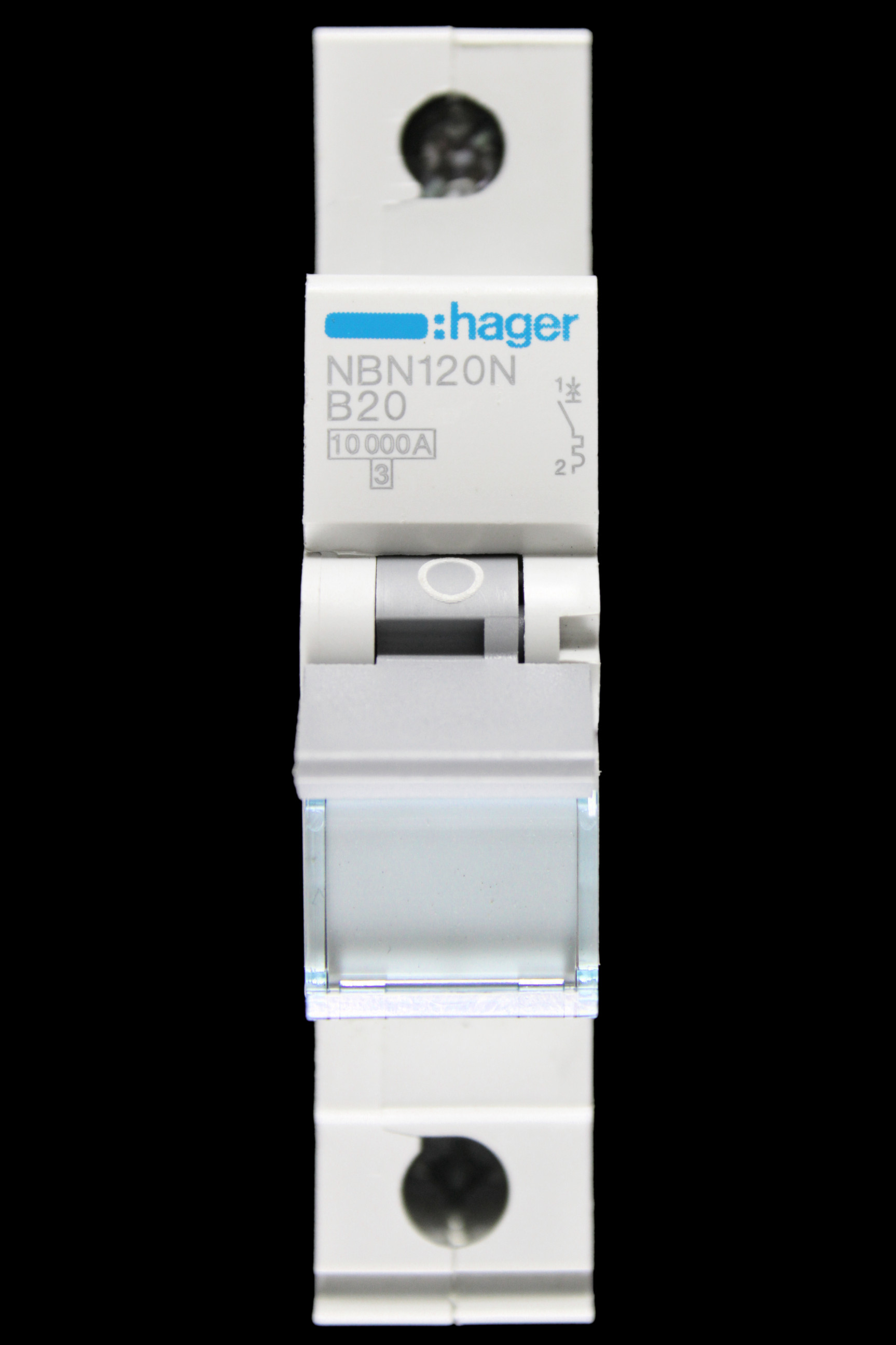 HAGER 20 AMP CURVE B 10kA MCB CIRCUIT BREAKER NBN120N 462067