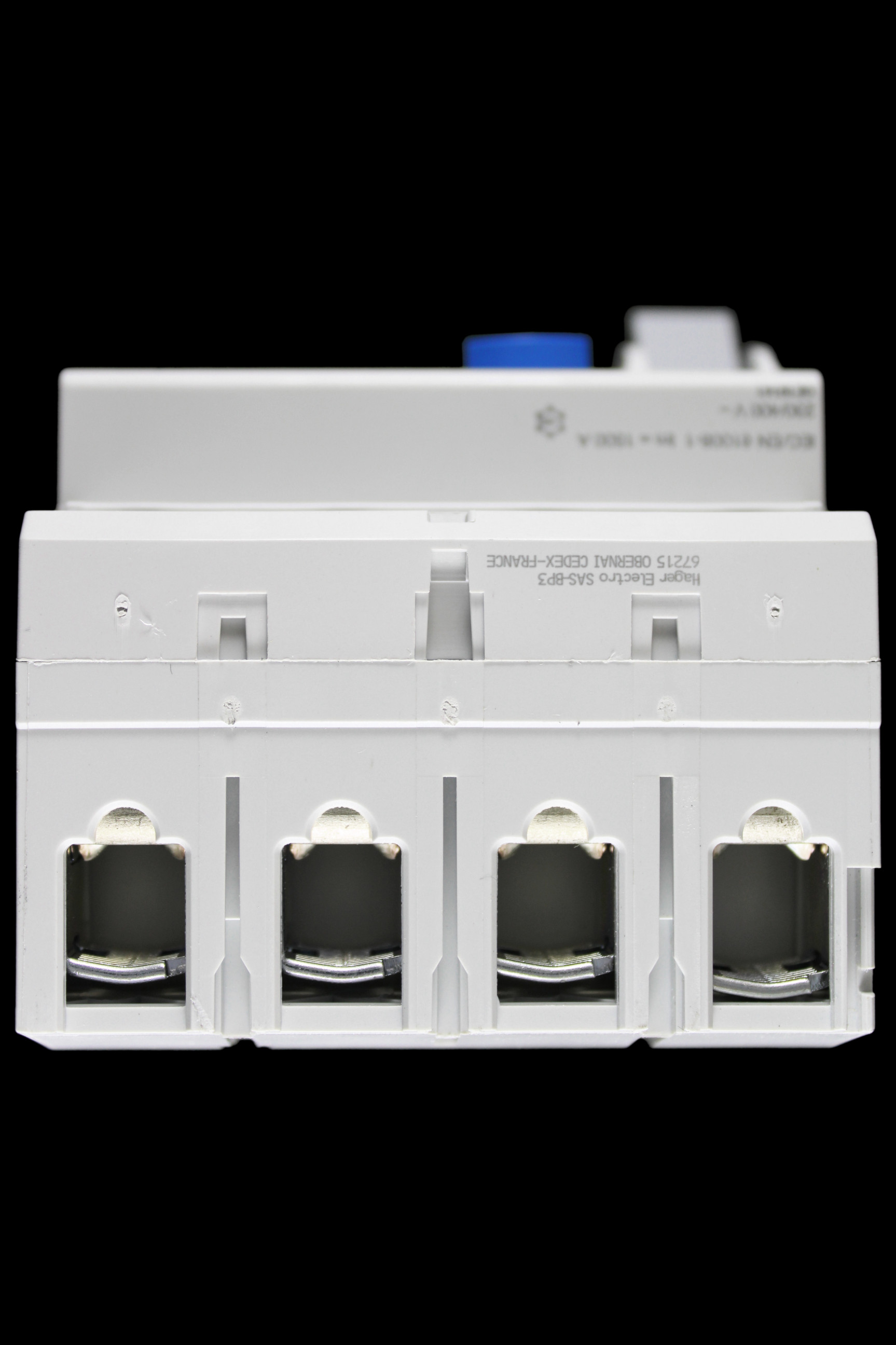 HAGER 80 AMP 100mA FOUR POLE RCCB RCD TYPE A CE481J 165001