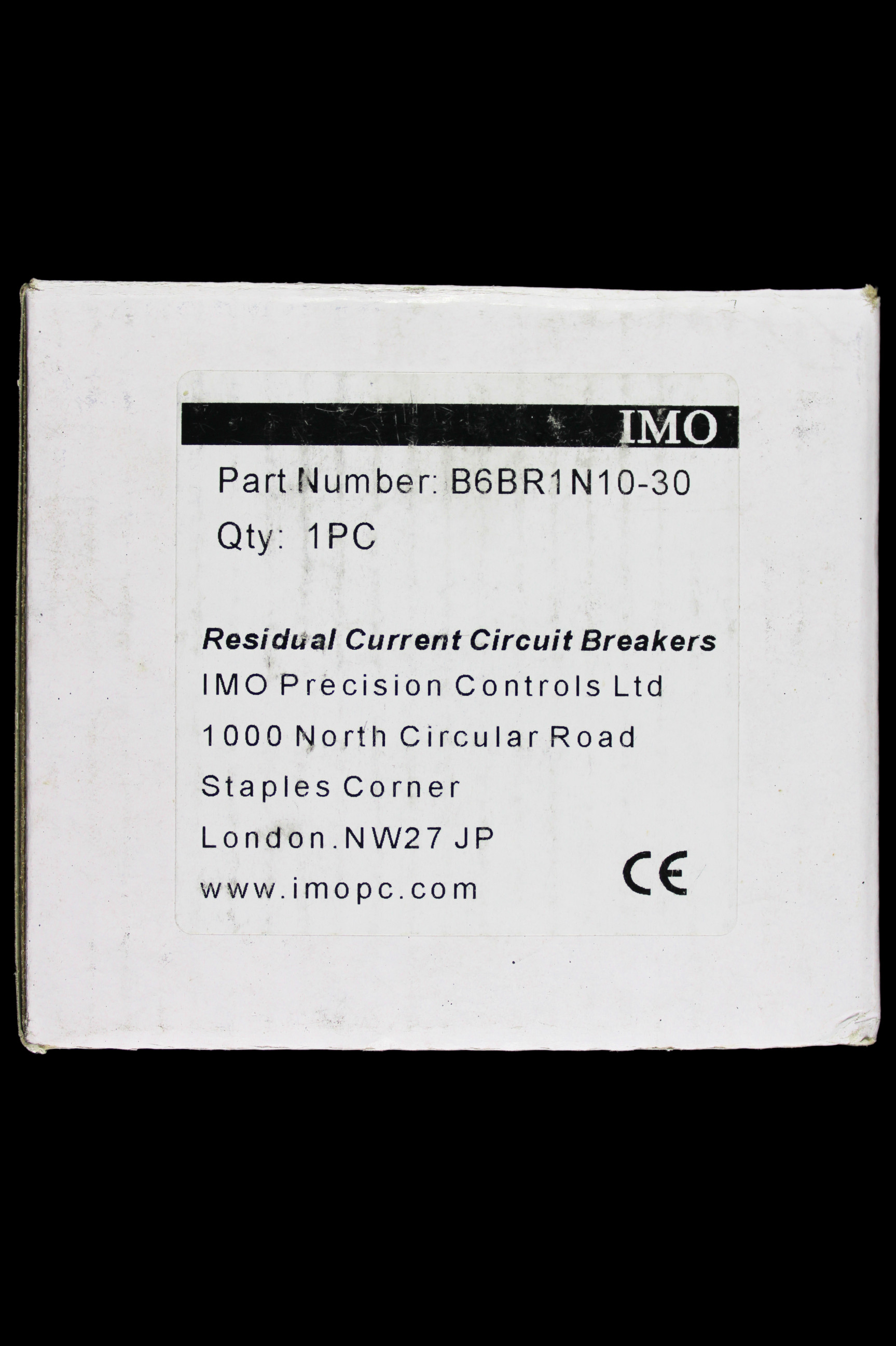 IMO 10 AMP CURVE B 10kA 30mA DOUBLE POLE RCBO TYPE AC B6BR1N10-30