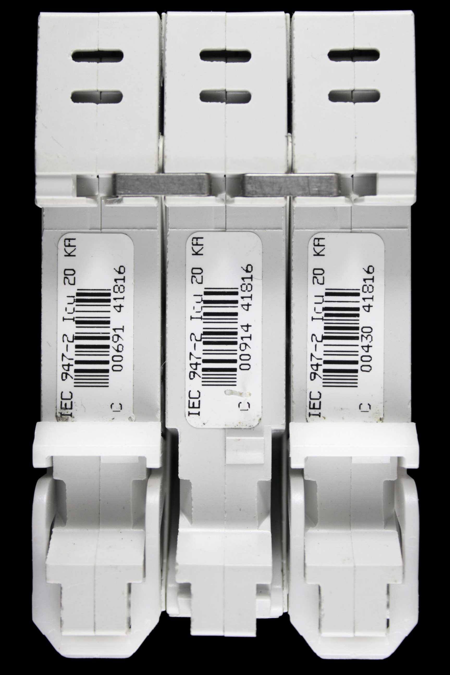 KOPP 50 AMP CURVE C 10kA TRIPLE POLE MCB CIRCUIT BREAKER