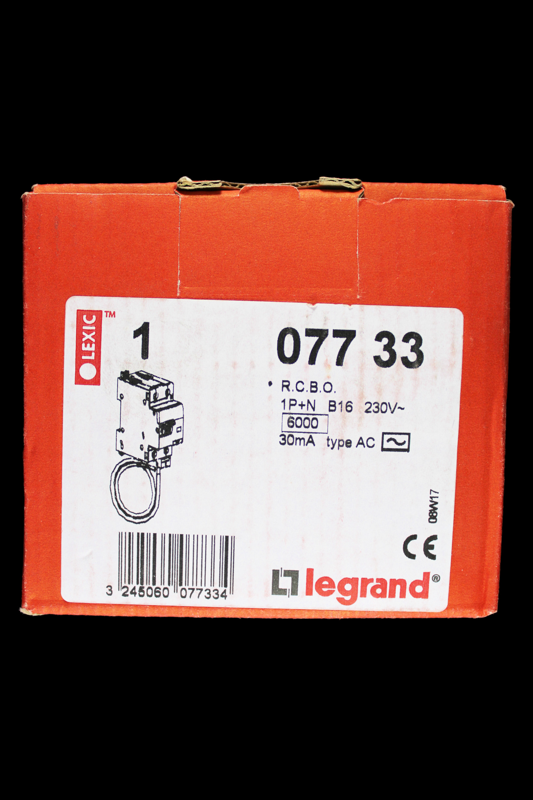 LEGRAND 16 AMP CURVE B 6kA 30mA DOUBLE POLE RCBO 07733