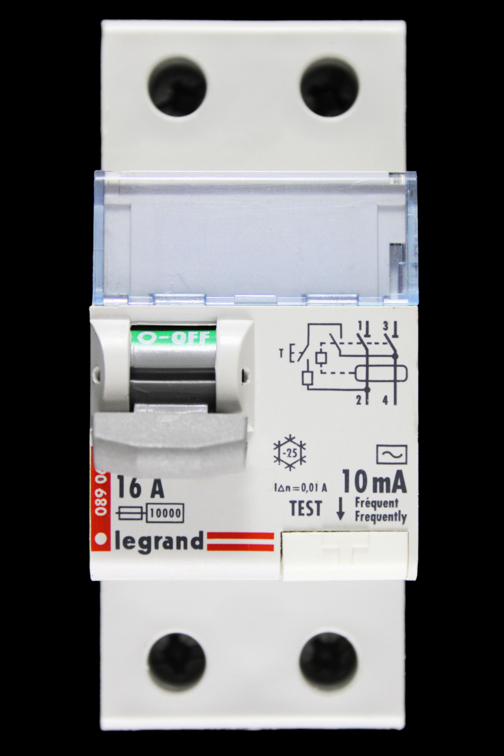 LEGRAND 16 AMP 10mA DOUBLE POLE RCD TYPE AC 08906 089 06