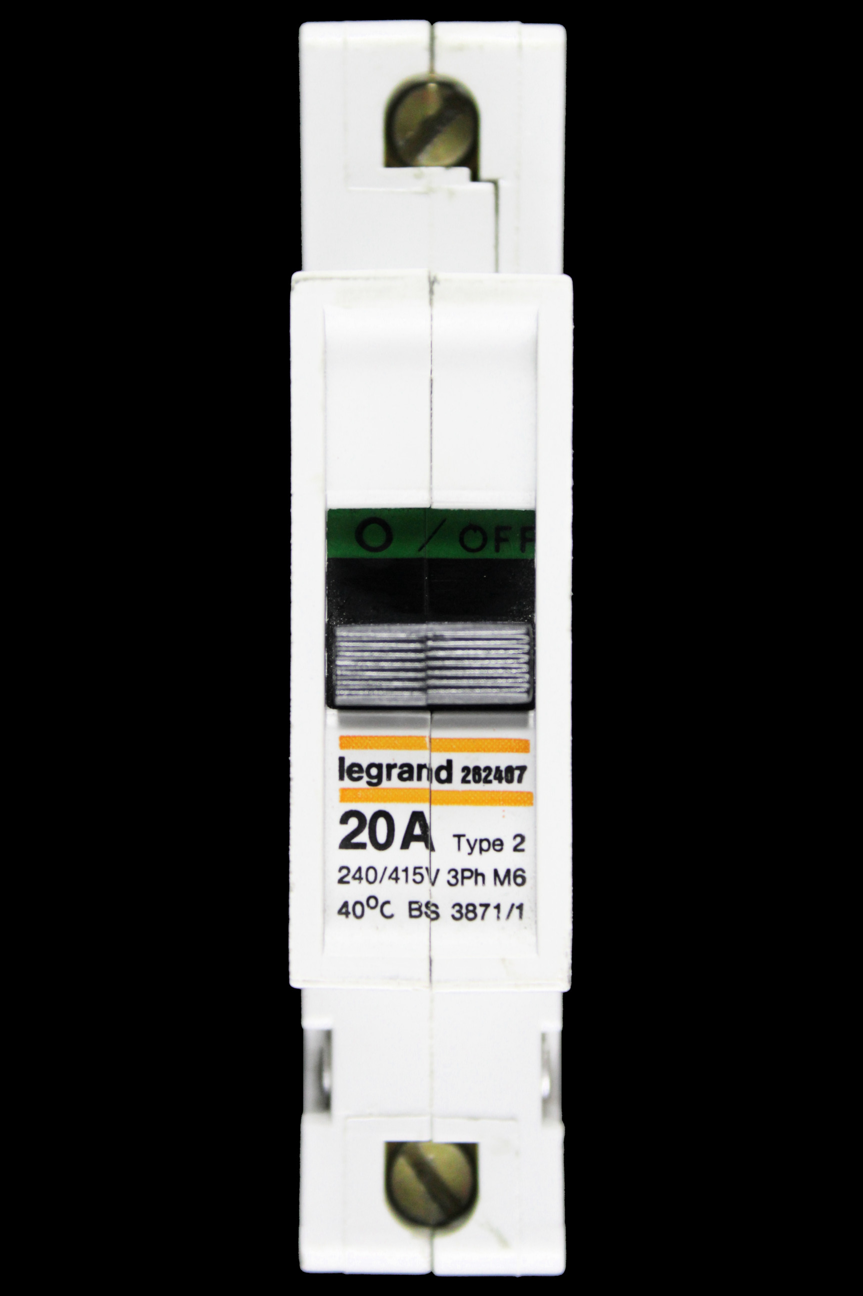 LEGRAND 20 AMP TYPE 2 M6 MCB CIRCUIT BREAKER 262407