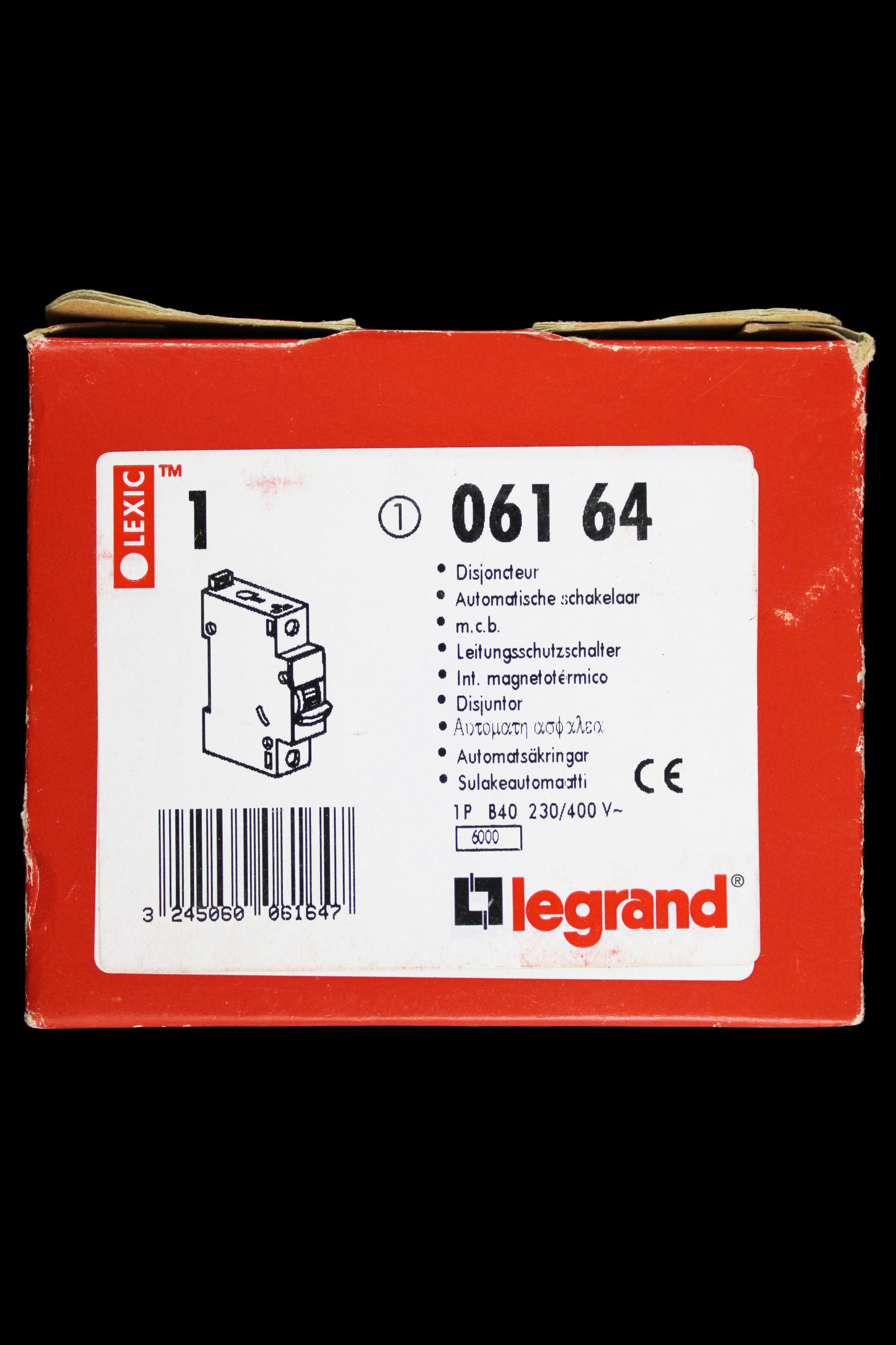 LEGRAND 40 AMP CURVE B 6kA MCB CIRCUIT BREAKER 061 64 06164