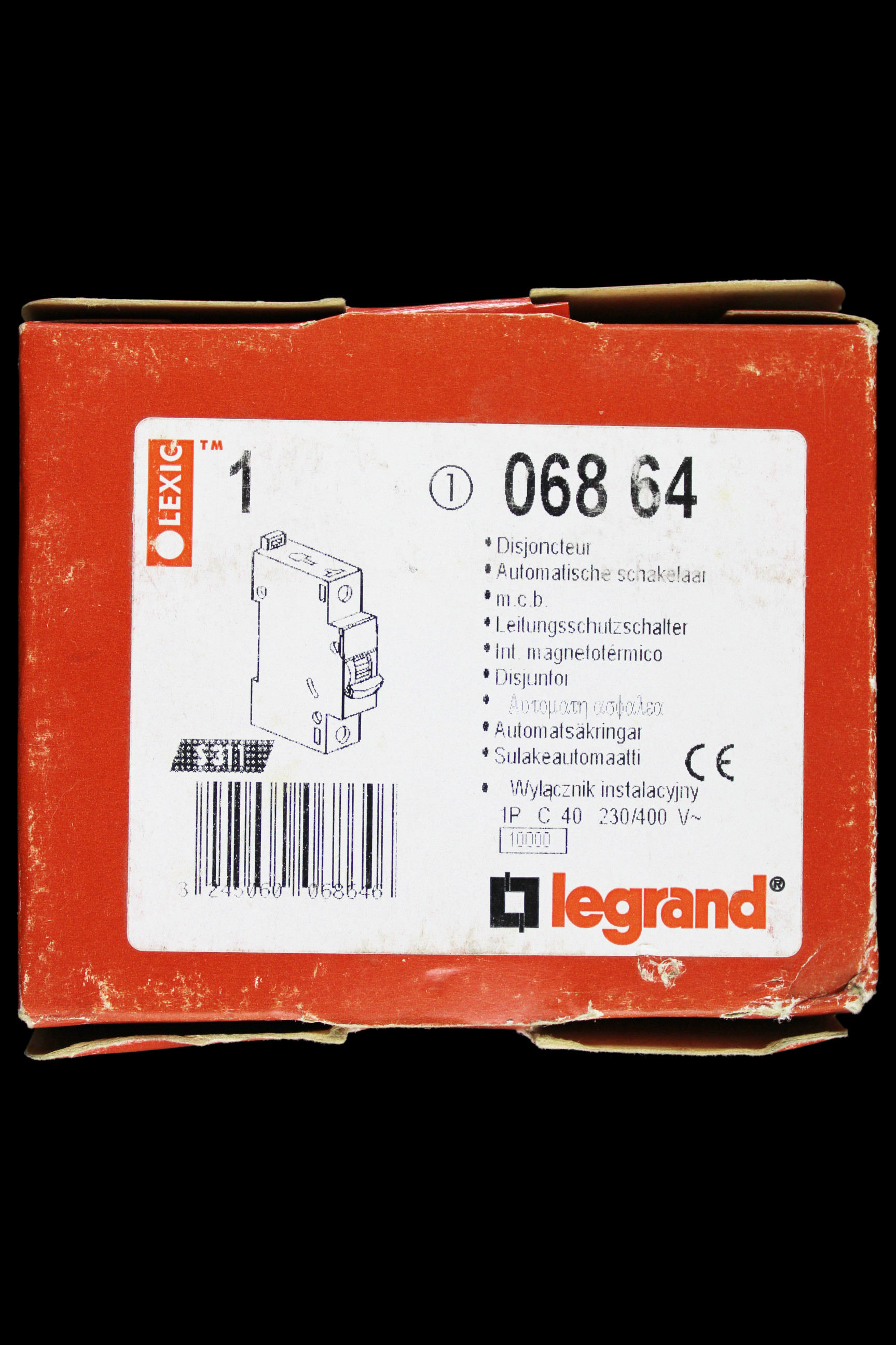 LEGRAND 40 AMP CURVE C 10kA MCB CIRCUIT BREAKER 068 64 06864