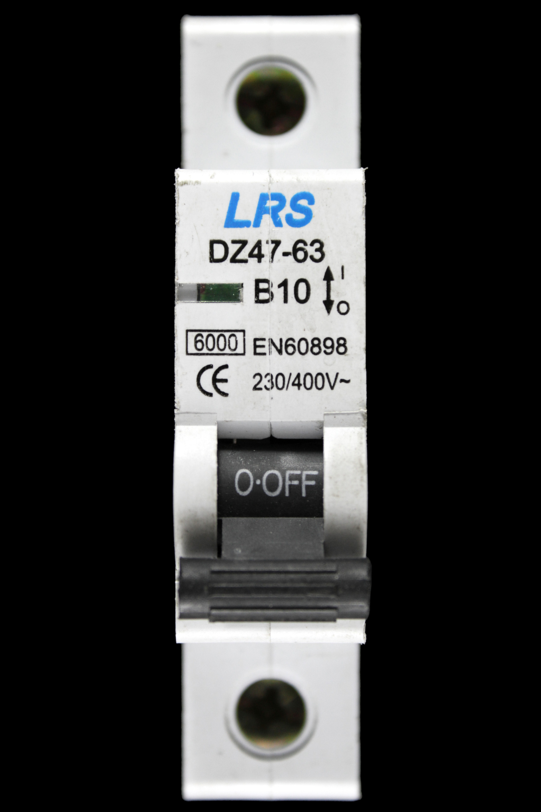 LRS 10 AMP CURVE B 6kA MCB CIRCUIT BREAKER DZ47-63
