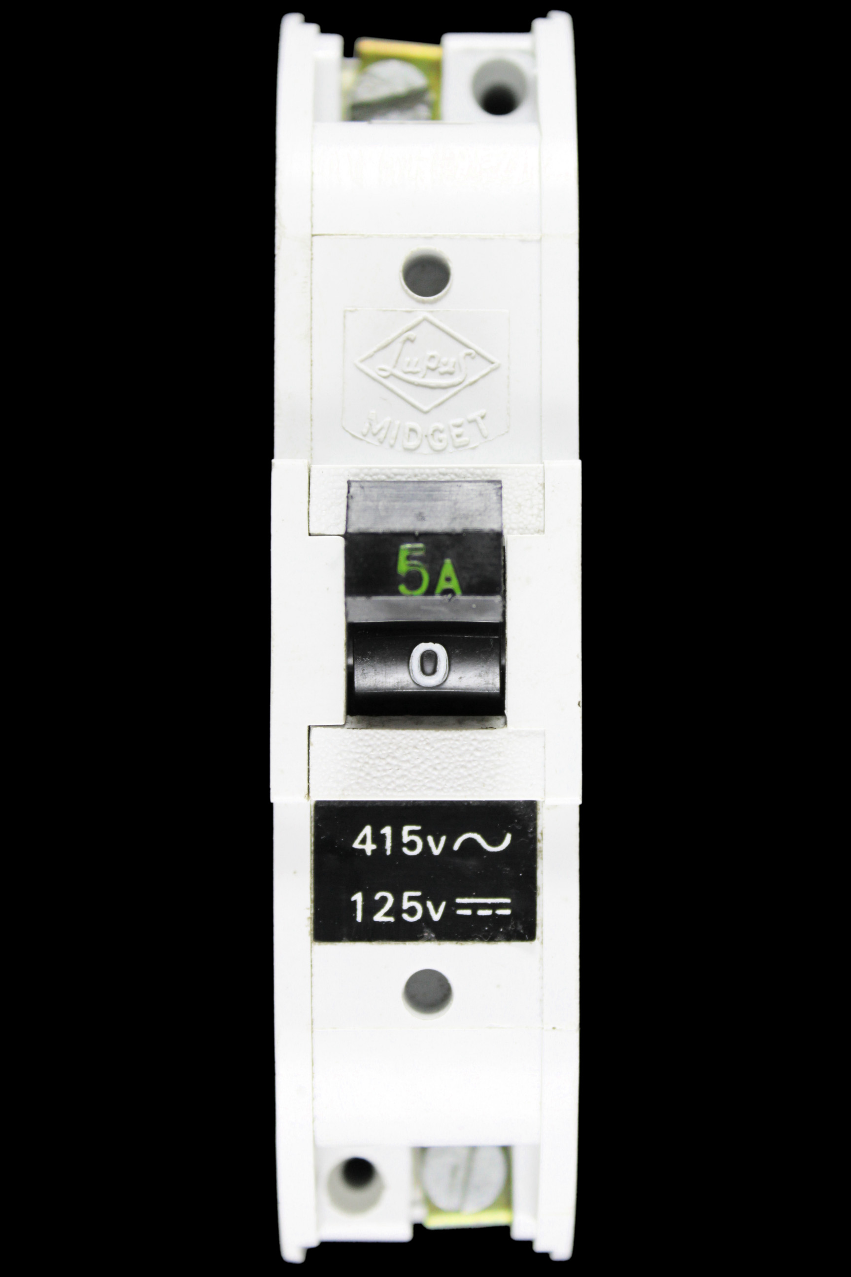 LUPUS 5 AMP MCB CIRCUIT BREAKER MIDGET WHITE