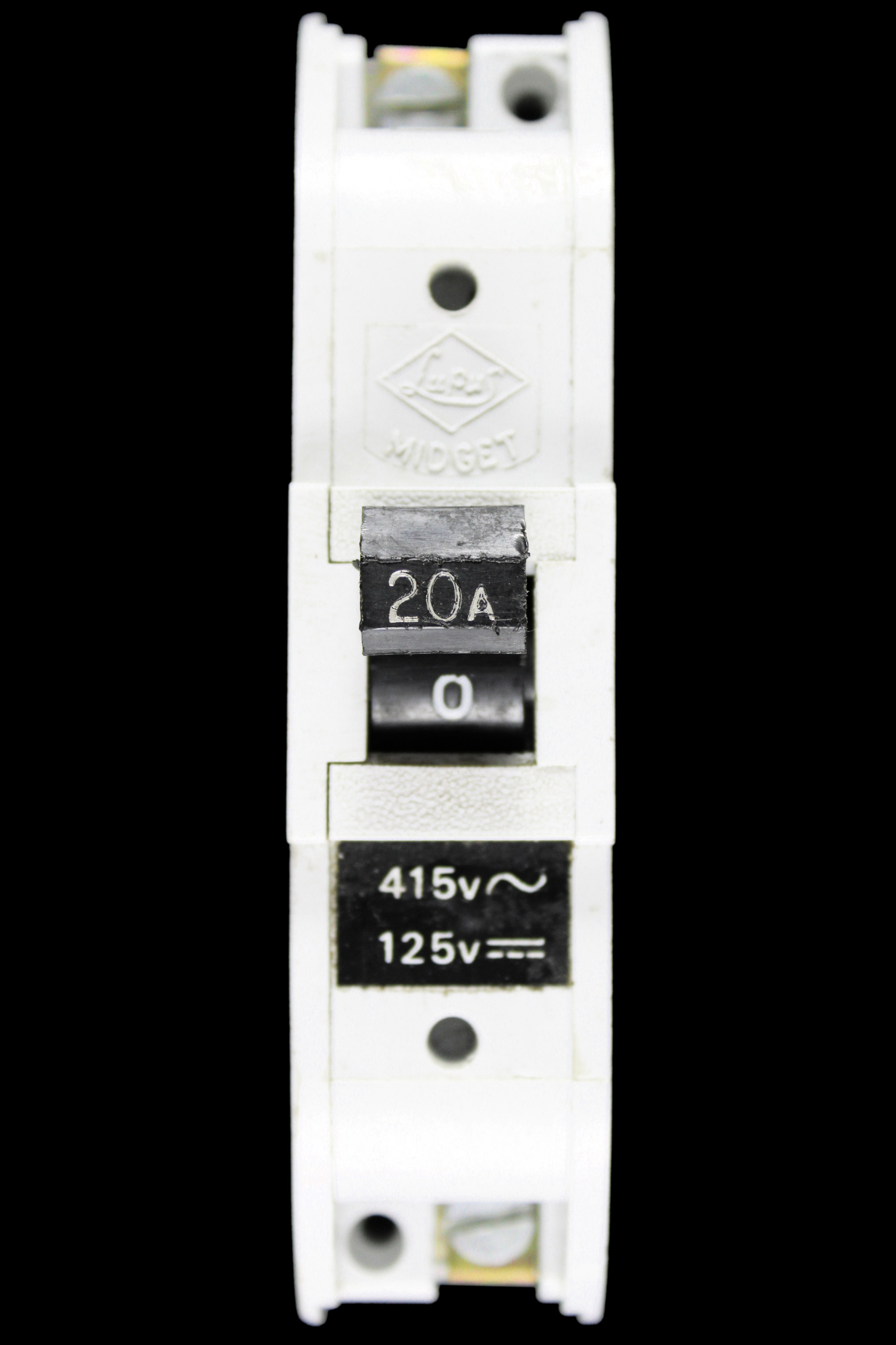 LUPUS 20 AMP MCB CIRCUIT BREAKER MIDGET WHITE