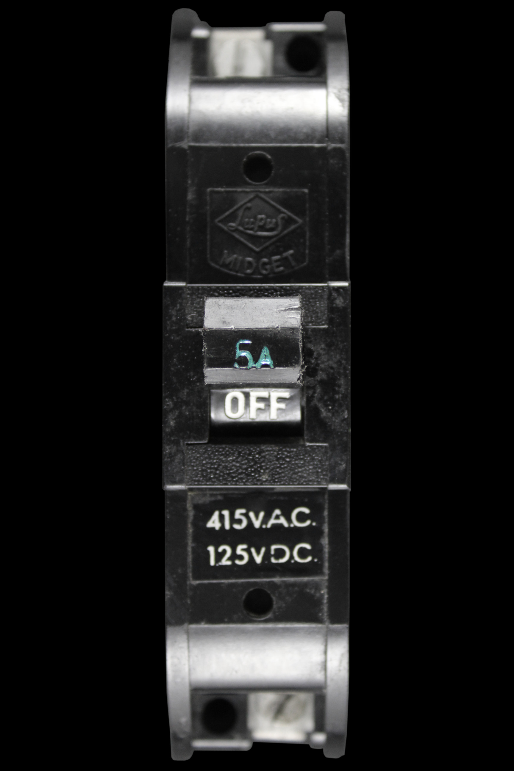 LUPUS 5 AMP MCB CIRCUIT BREAKER 415V MIDGET