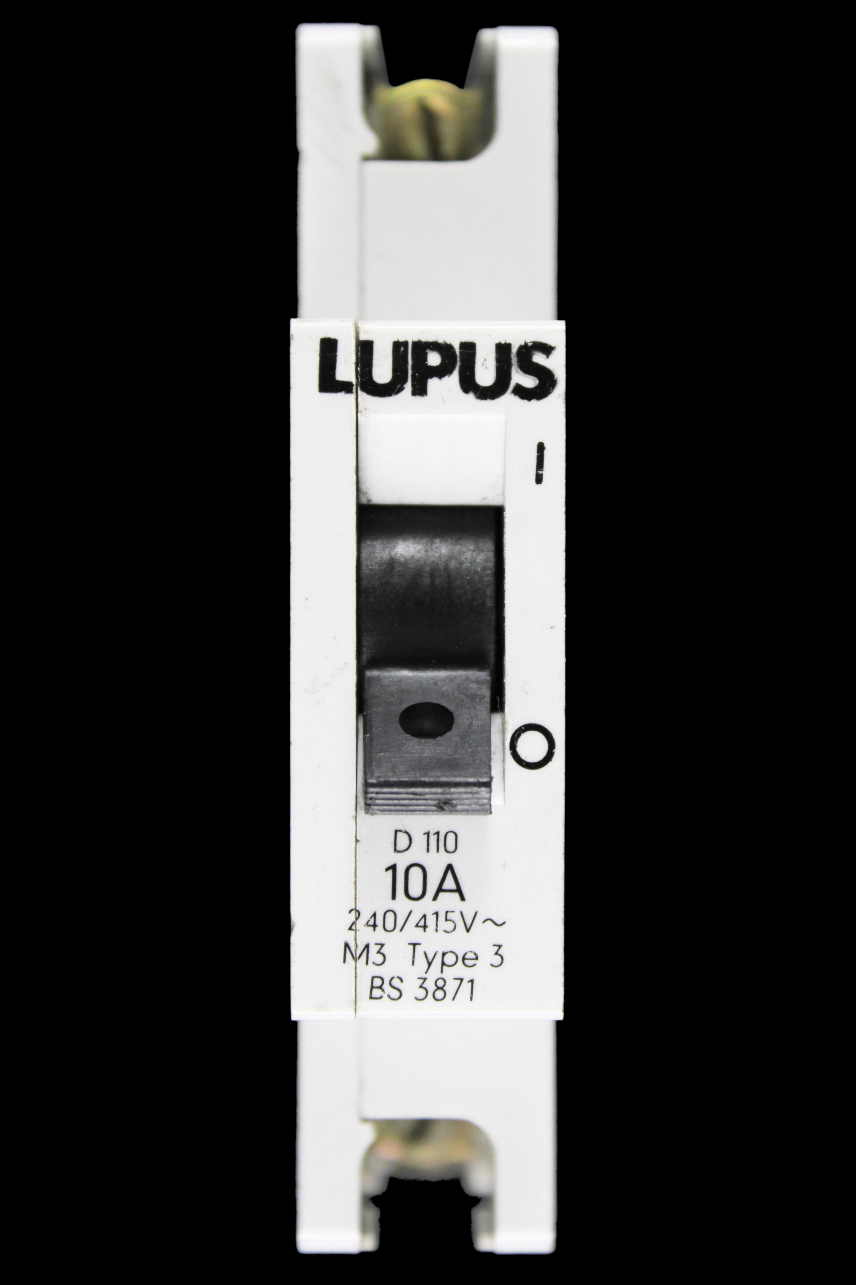 LUPUS 10 AMP TYPE 3 M3 MCB CIRCUIT BREAKER D110
