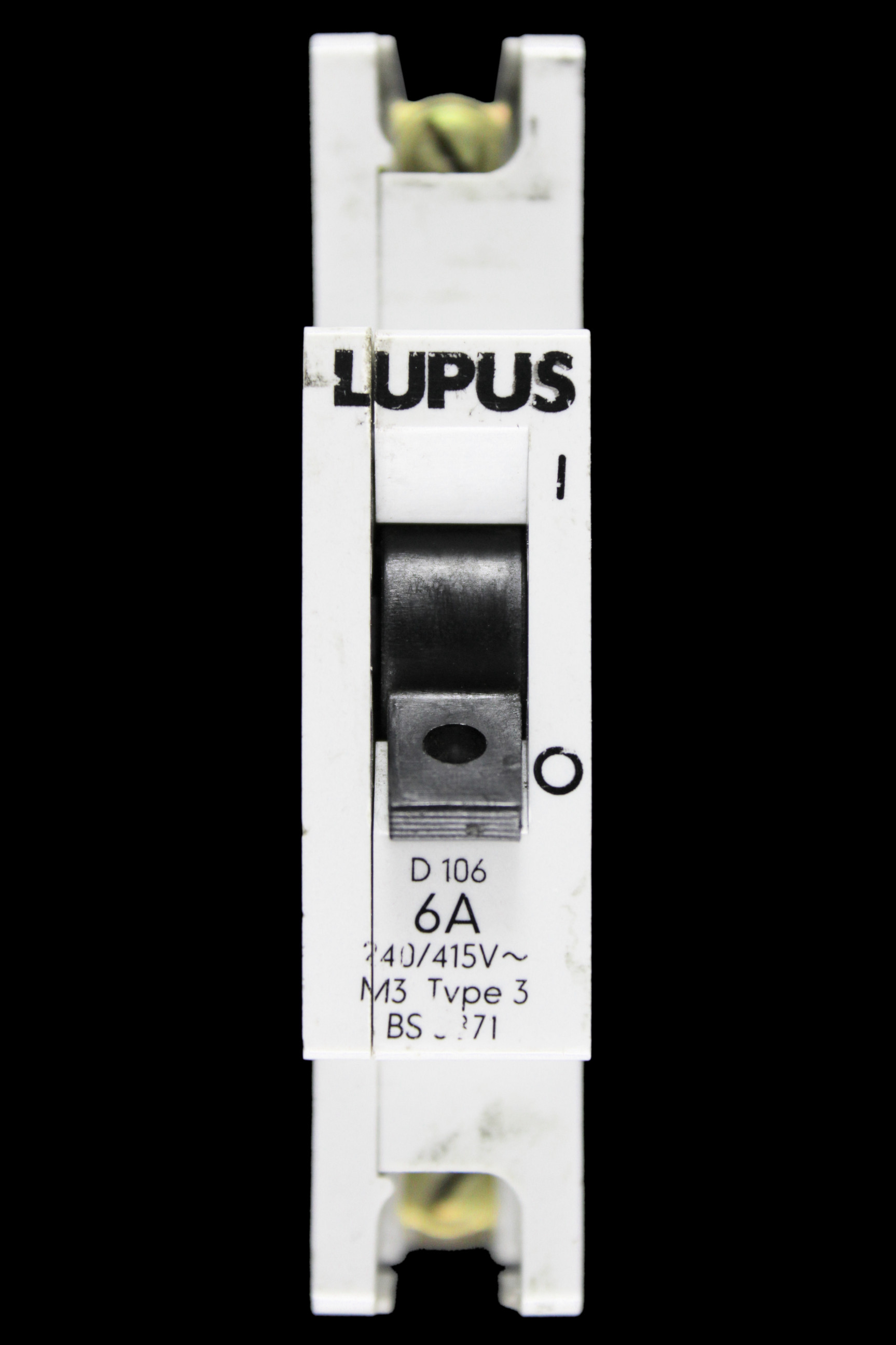 LUPUS 6 AMP TYPE 3 M3 MCB CIRCUIT BREAKER D106