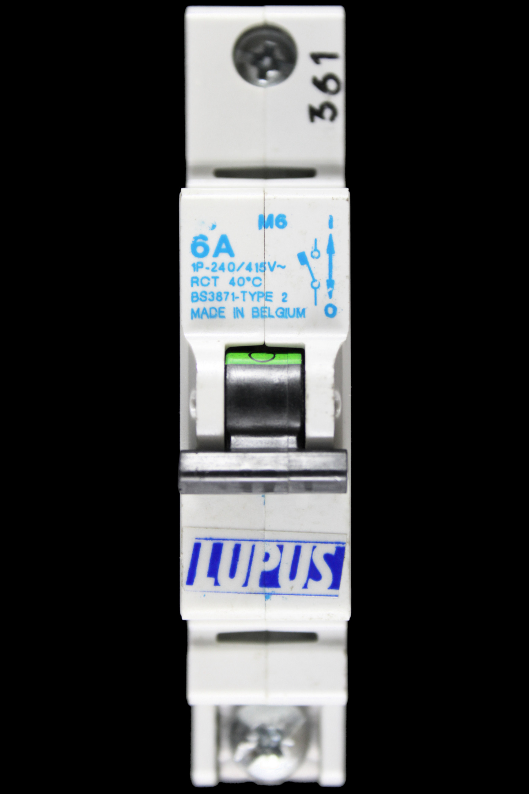 LUPUS 6 AMP TYPE 2 M6 MCB CIRCUIT BREAKER