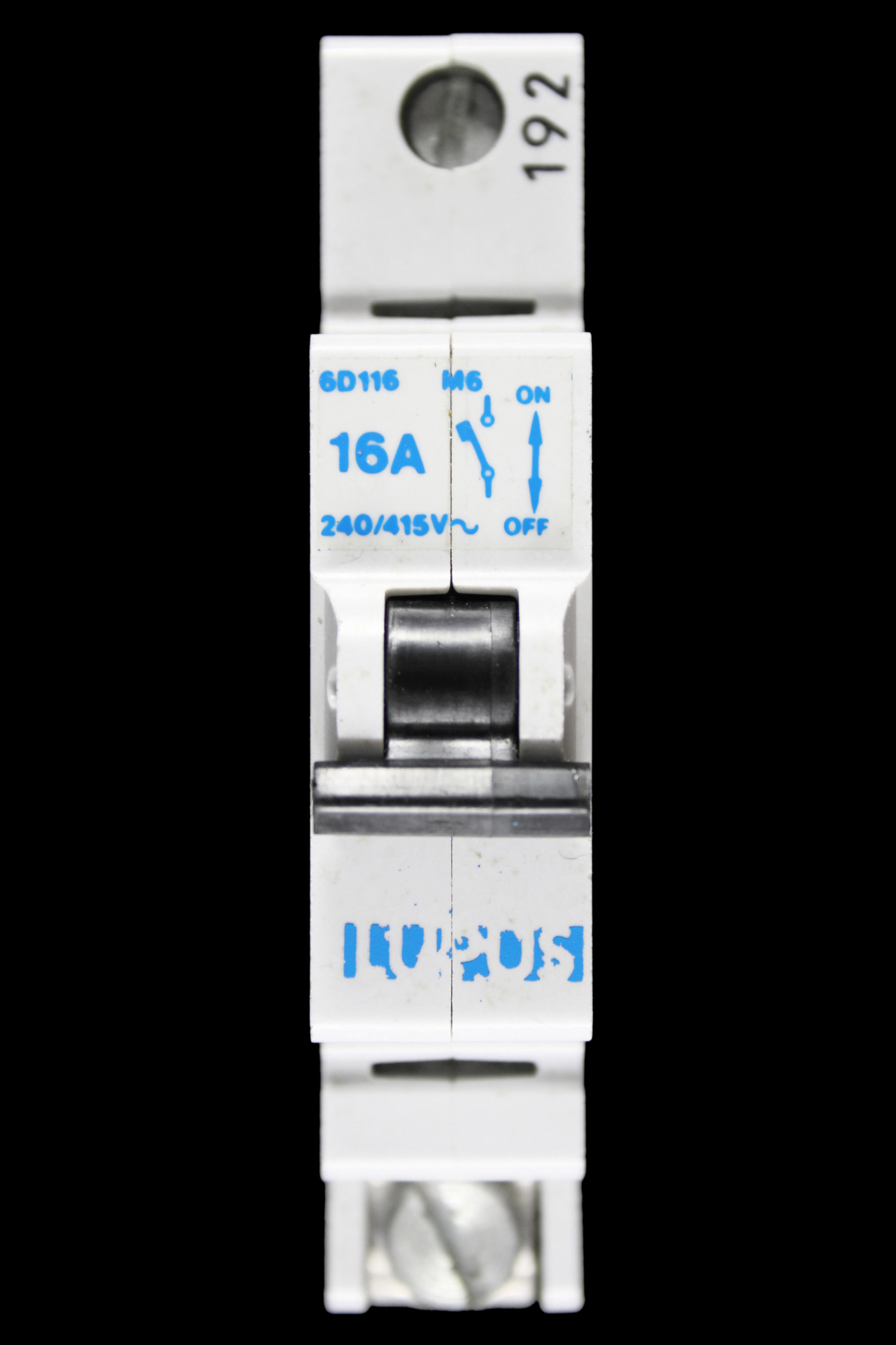 LUPUS 16 AMP TYPE 2 M6 MCB CIRCUIT BREAKER 6D116