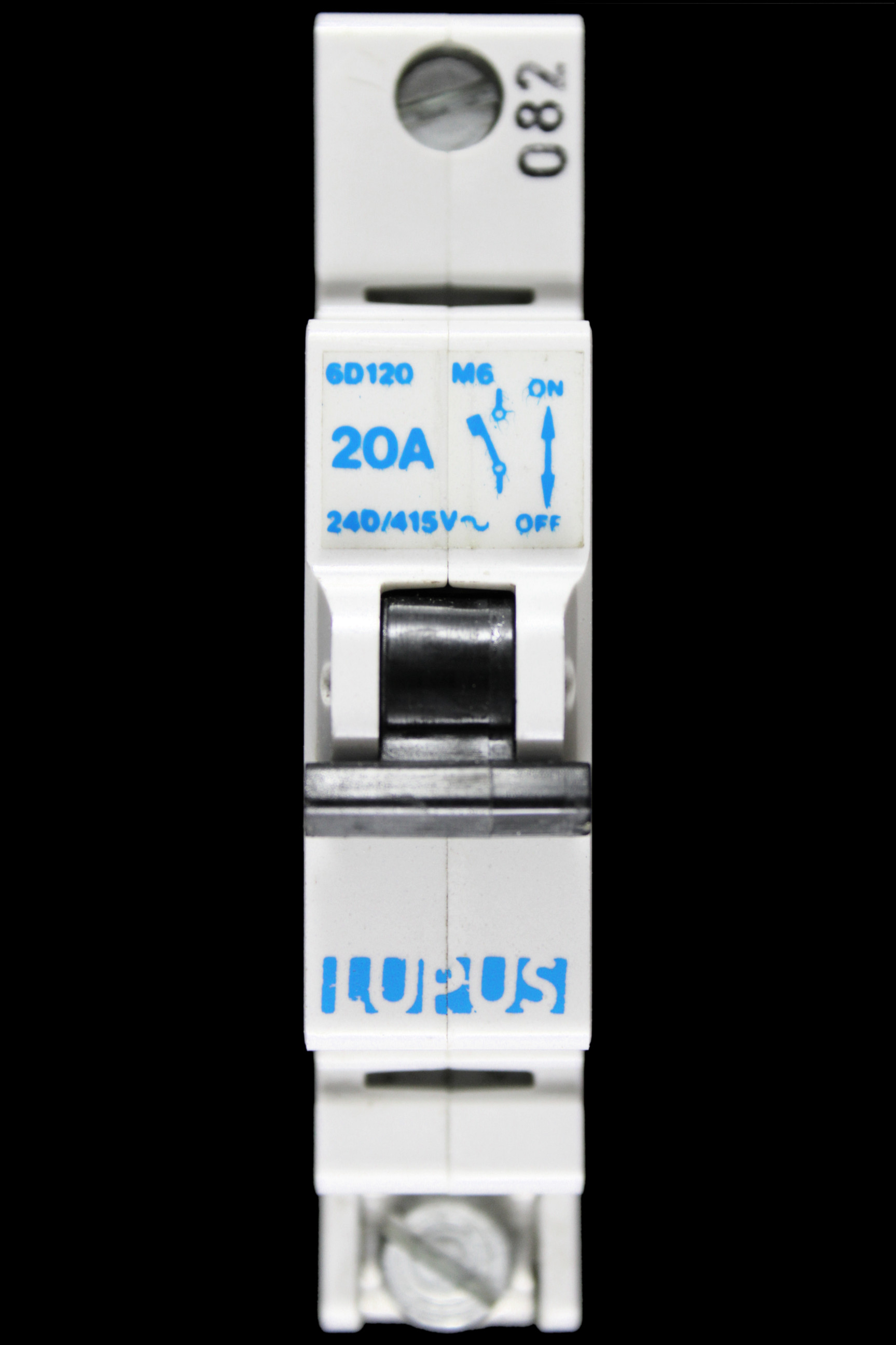LUPUS 20 AMP TYPE 3 M6 MCB CIRCUIT BREAKER 6D120