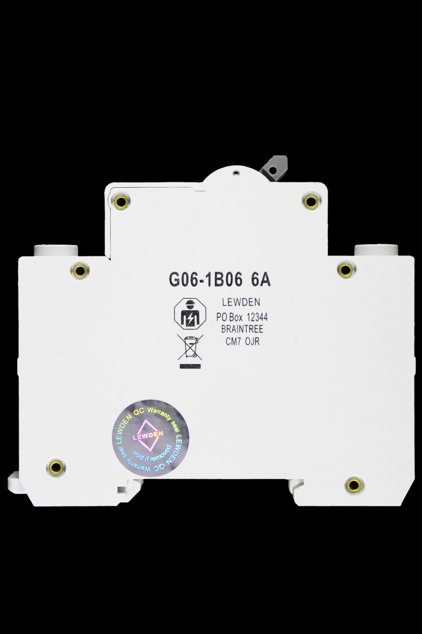 LEWDEN 6 AMP CURVE B 6kA MCB CIRCUIT BREAKER G06-1B06