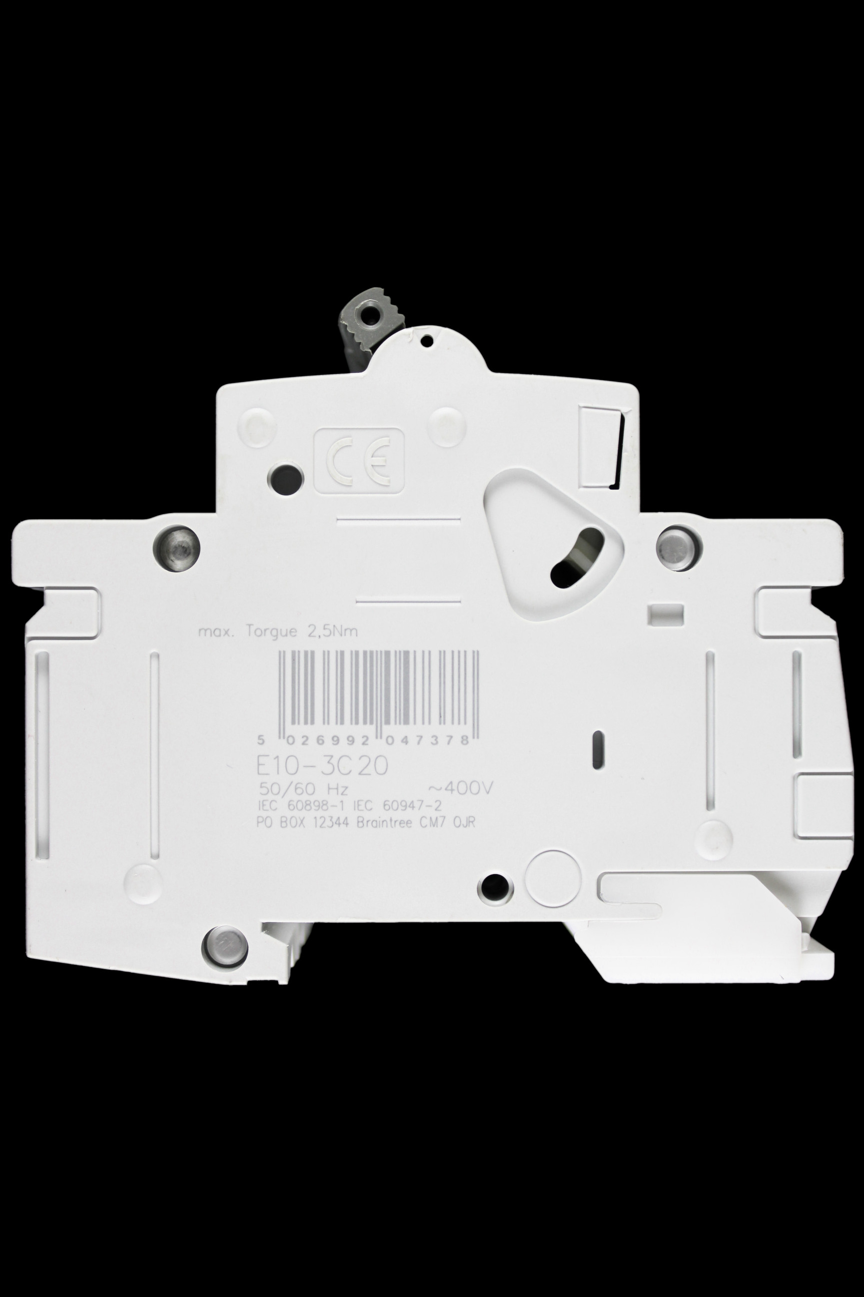 LEWDEN 20 AMP CURVE C 10kA TRIPLE POLE MCB CIRCUIT BREAKER E10-3C20