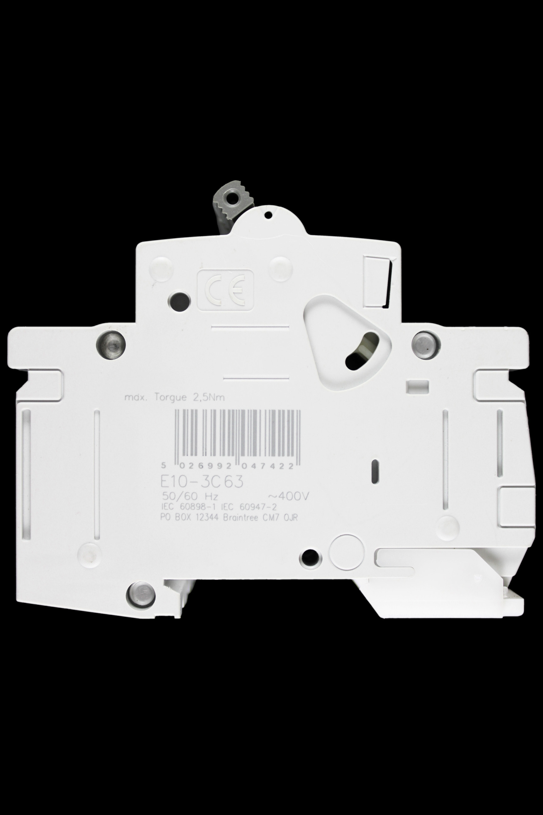 LEWDEN 63 AMP CURVE C 10kA TRIPLE POLE MCB CIRCUIT BREAKER E10-3C63