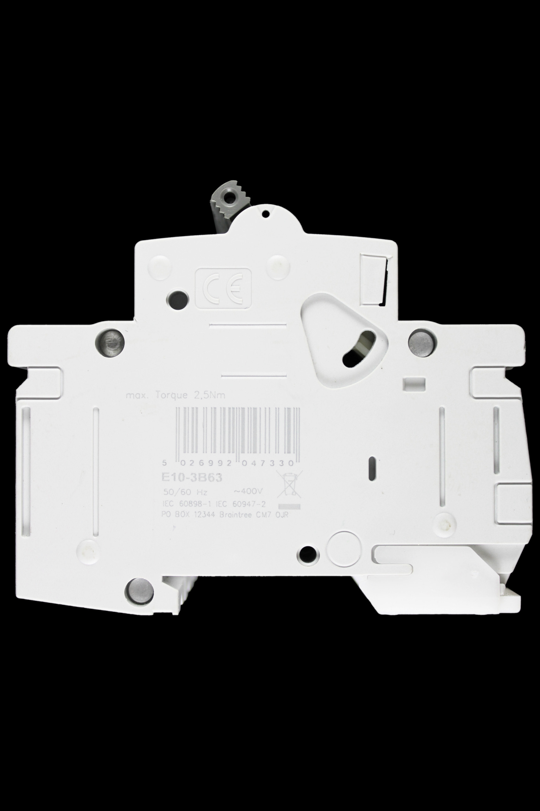 LEWDEN 63 AMP CURVE B 10kA TRIPLE POLE MCB CIRCUIT BREAKER E10-3B63