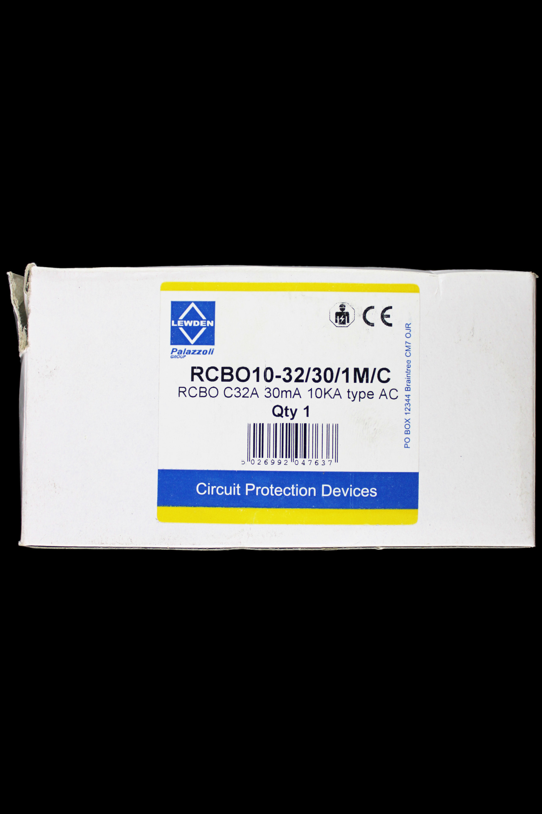 LEWDEN 32 AMP CURVE C 10kA 30mA RCBO TYPE AC RCBO10-32/30/1M/C
