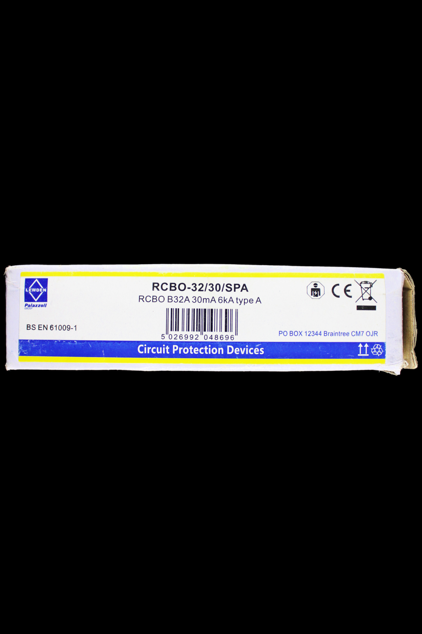 LEWDEN 32 AMP CURVE B 6kA 30mA RCBO TYPE A RCBO-32/30/SPA