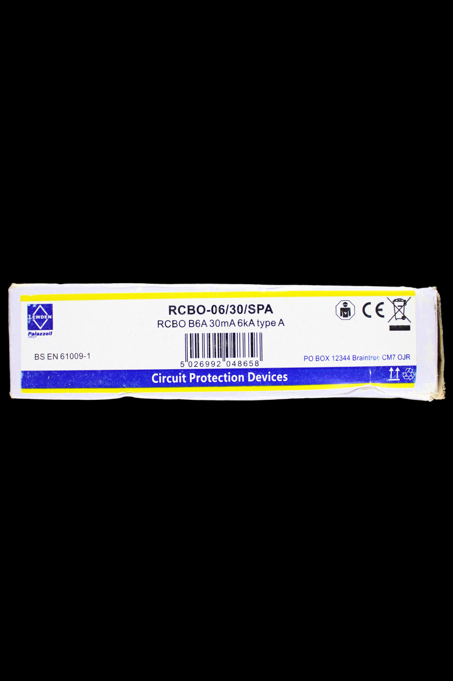 LEWDEN 6 AMP CURVE B 6kA 30mA RCBO TYPE A RCBO-06/30/SPA